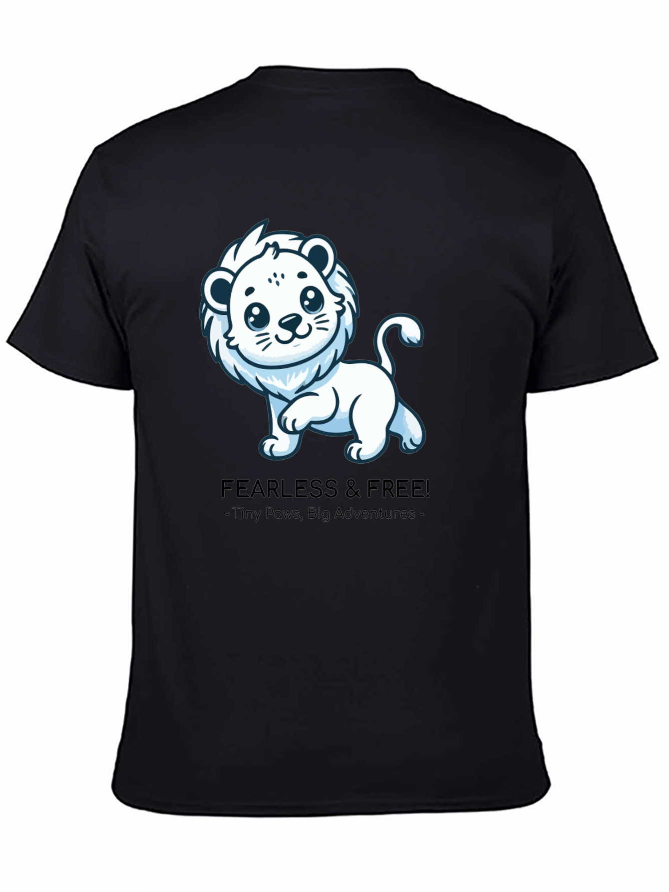 Fearless Lion Tee - Tiny Paws Big Adventures