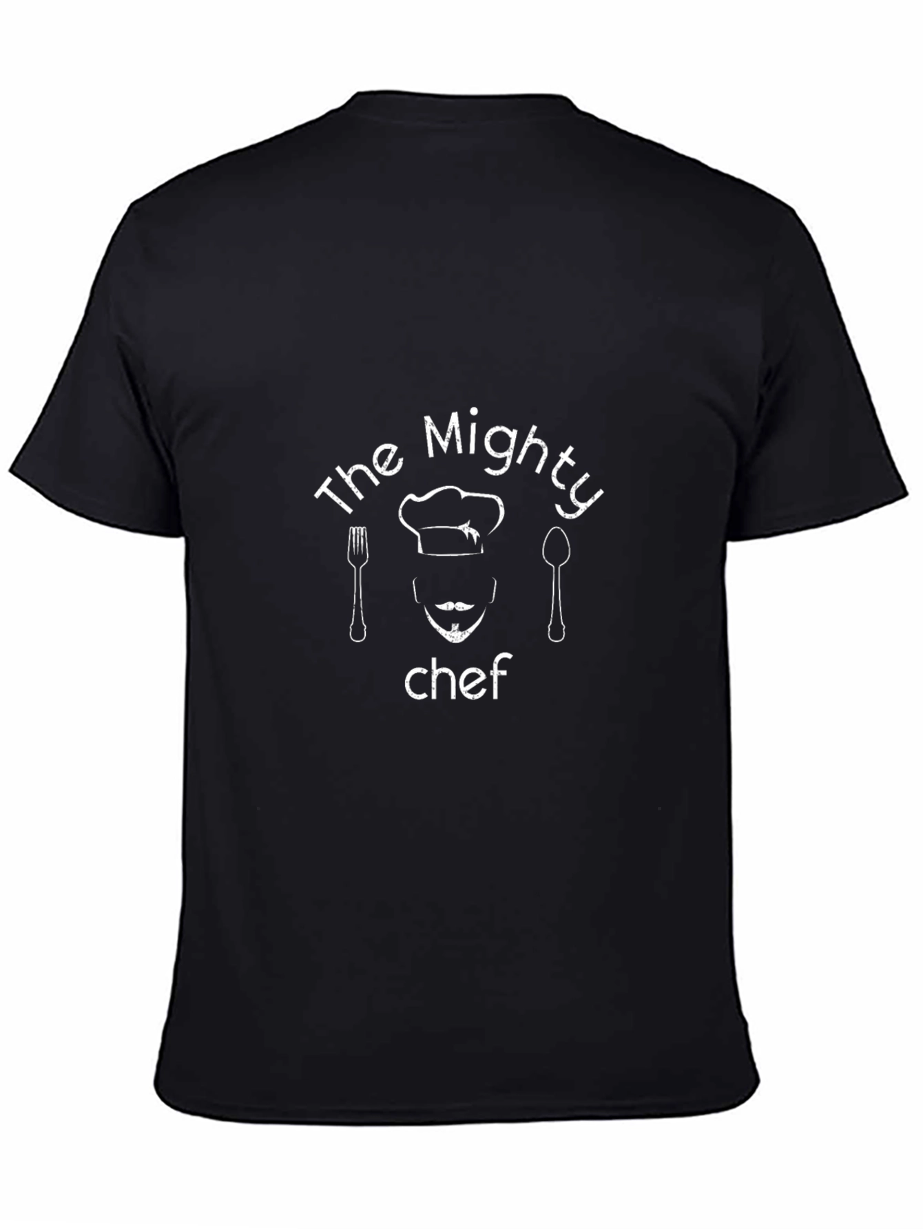 The Mighty Chef Graphic T-Shirt - Black Cotton Tee