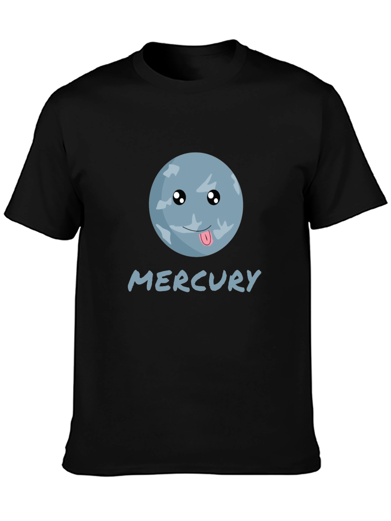 Mercury Planet Tongue T-Shirt - Space Geek Tee