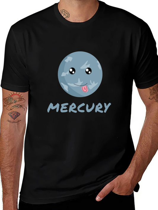 Mercury Planet Tongue T-Shirt - Space Geek Tee
