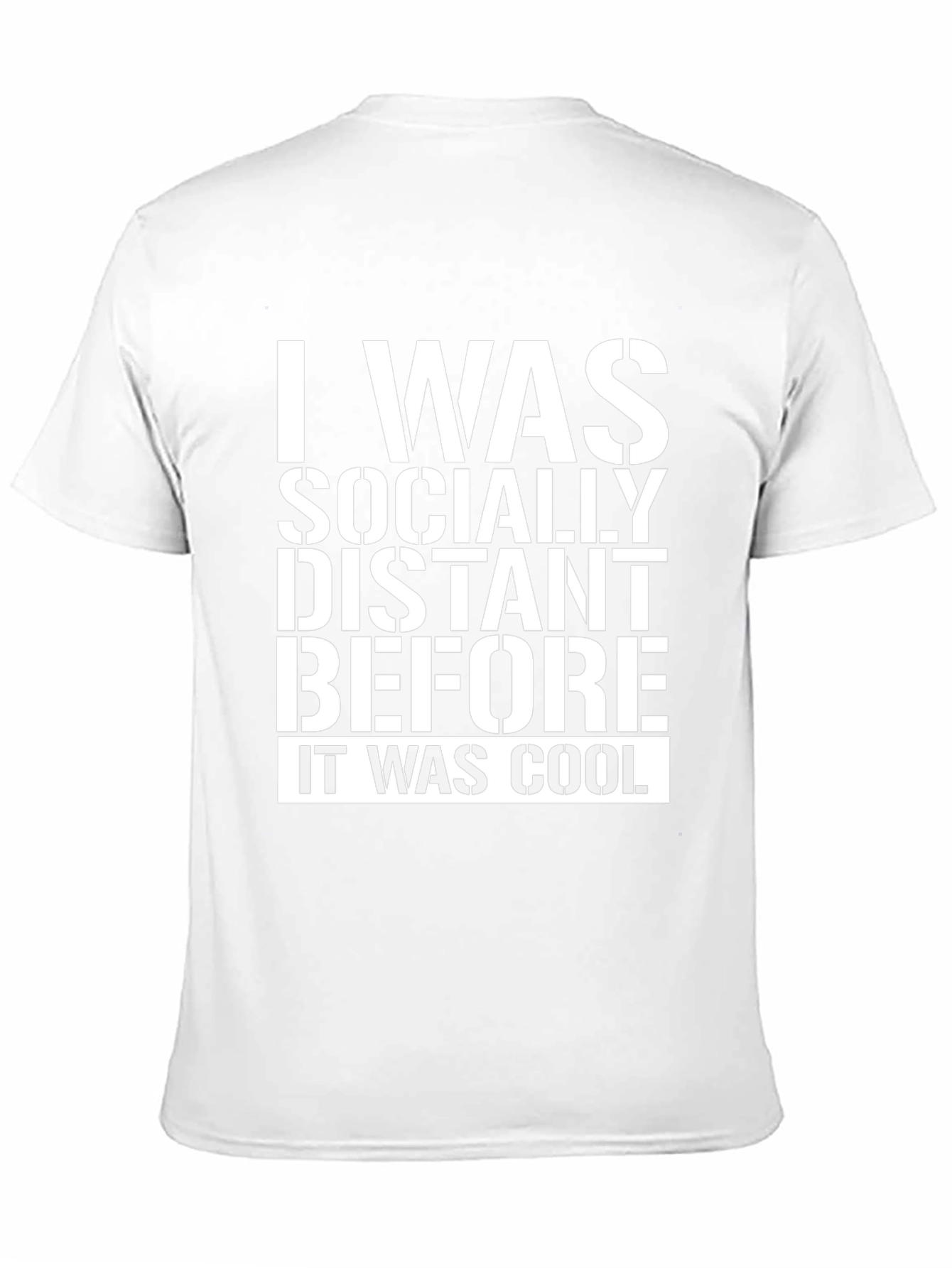 Socially Distant T-Shirt - Funny Novelty Tee