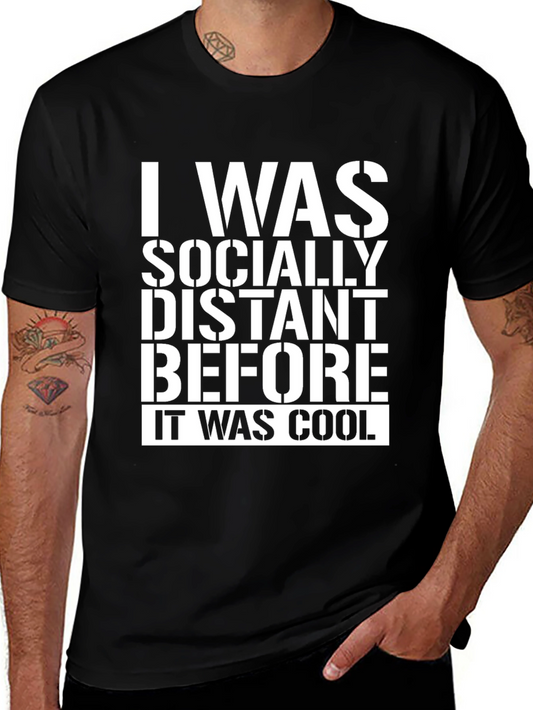 Socially Distant T-Shirt - Funny Novelty Tee