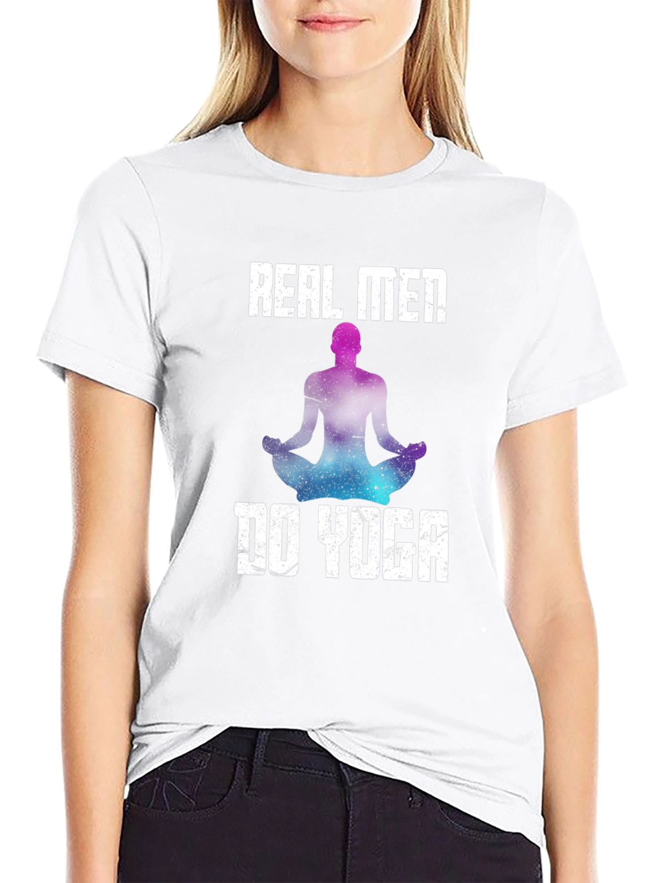 Real Men Do Yoga Graphic T-Shirt - Mens Fit