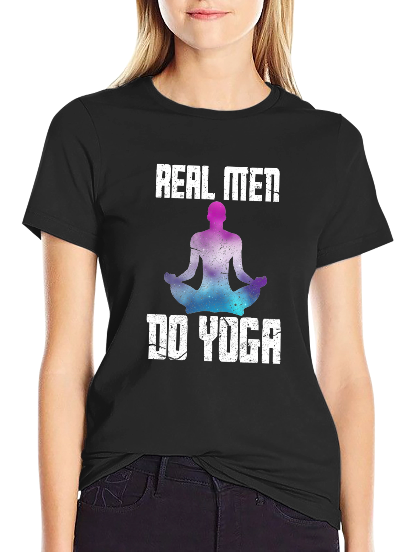 Real Men Do Yoga Graphic T-Shirt - Mens Fit