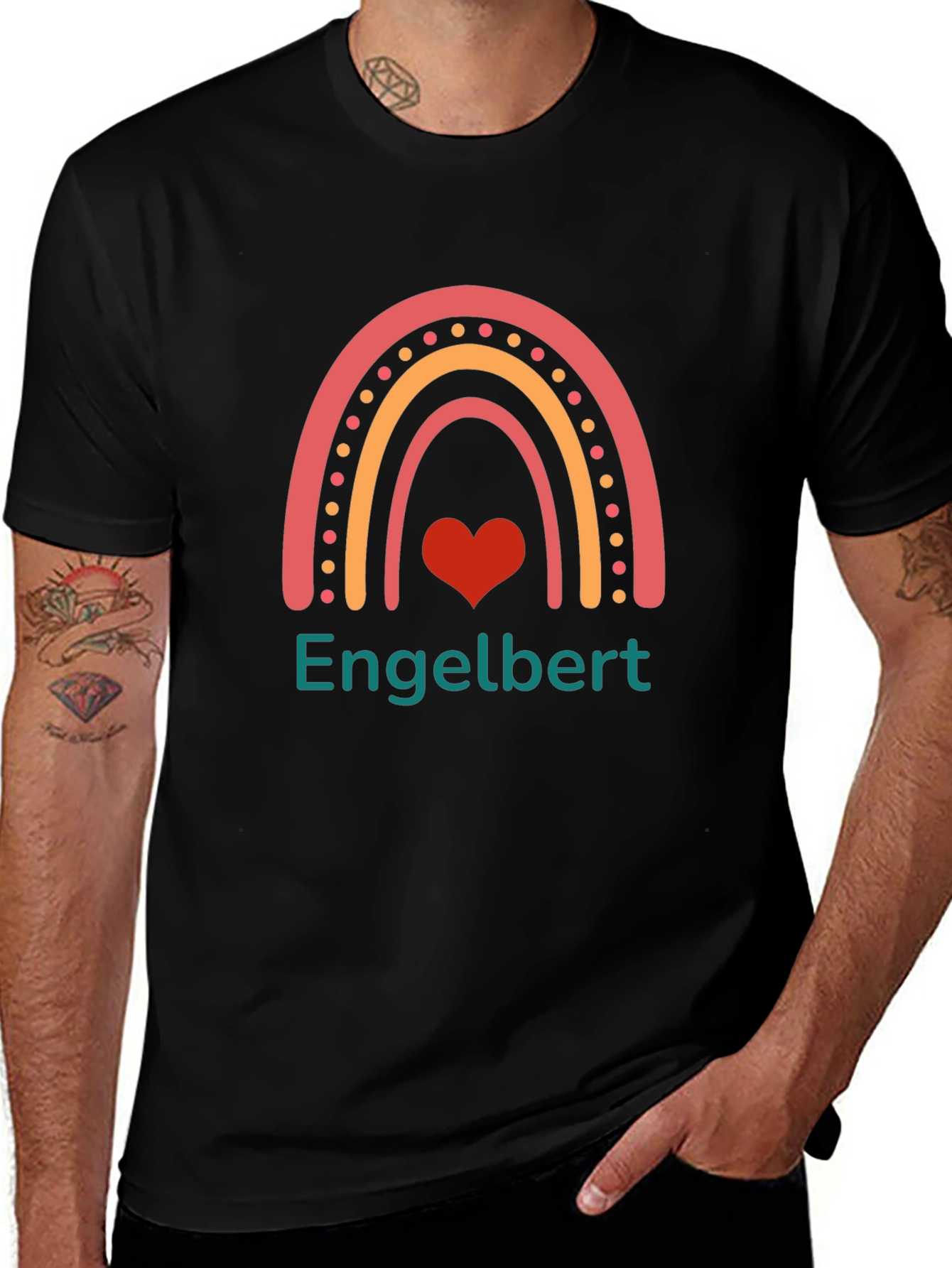 Rainbow Name Personalized T-Shirt