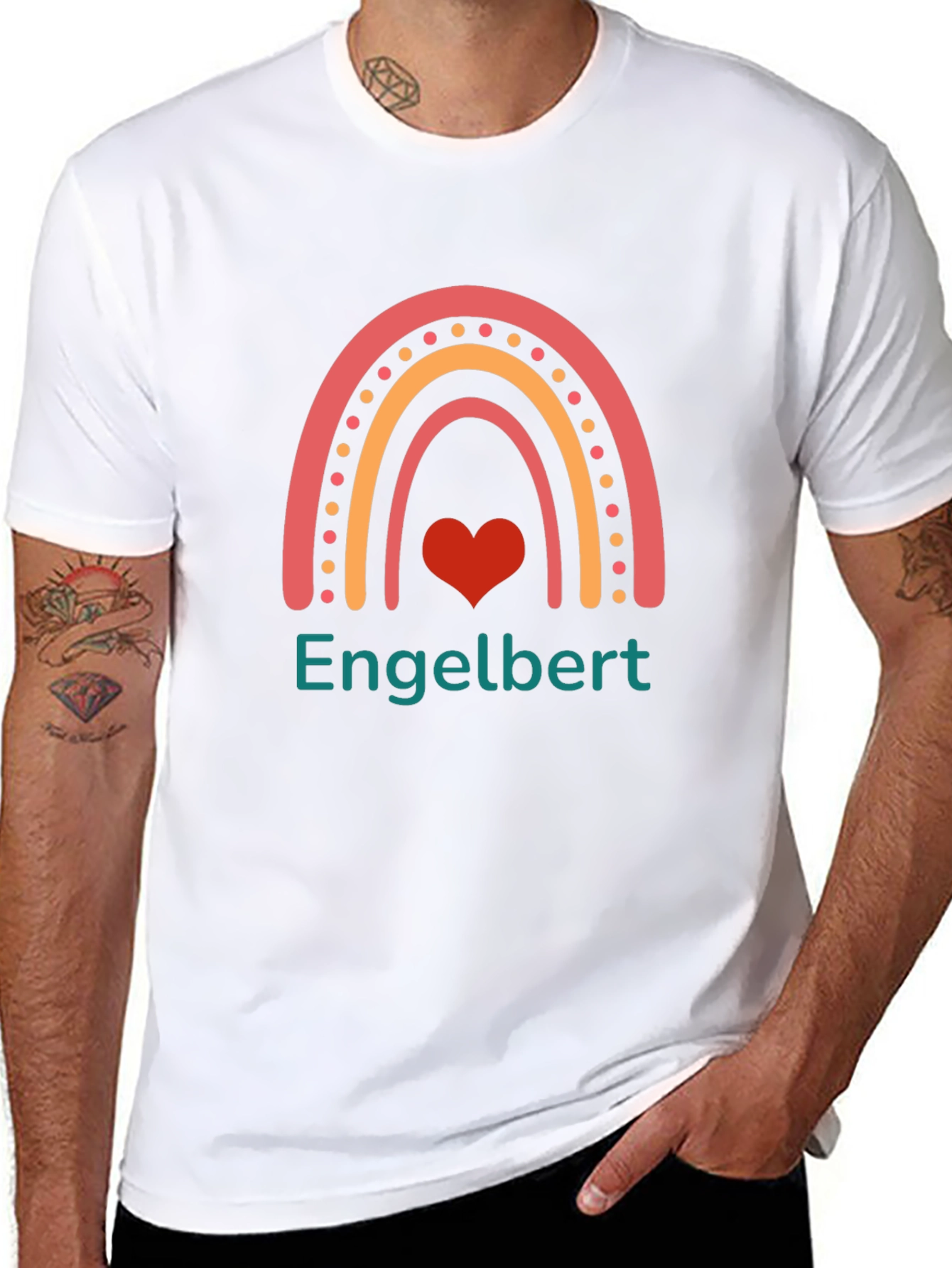 Rainbow Name Personalized T-Shirt