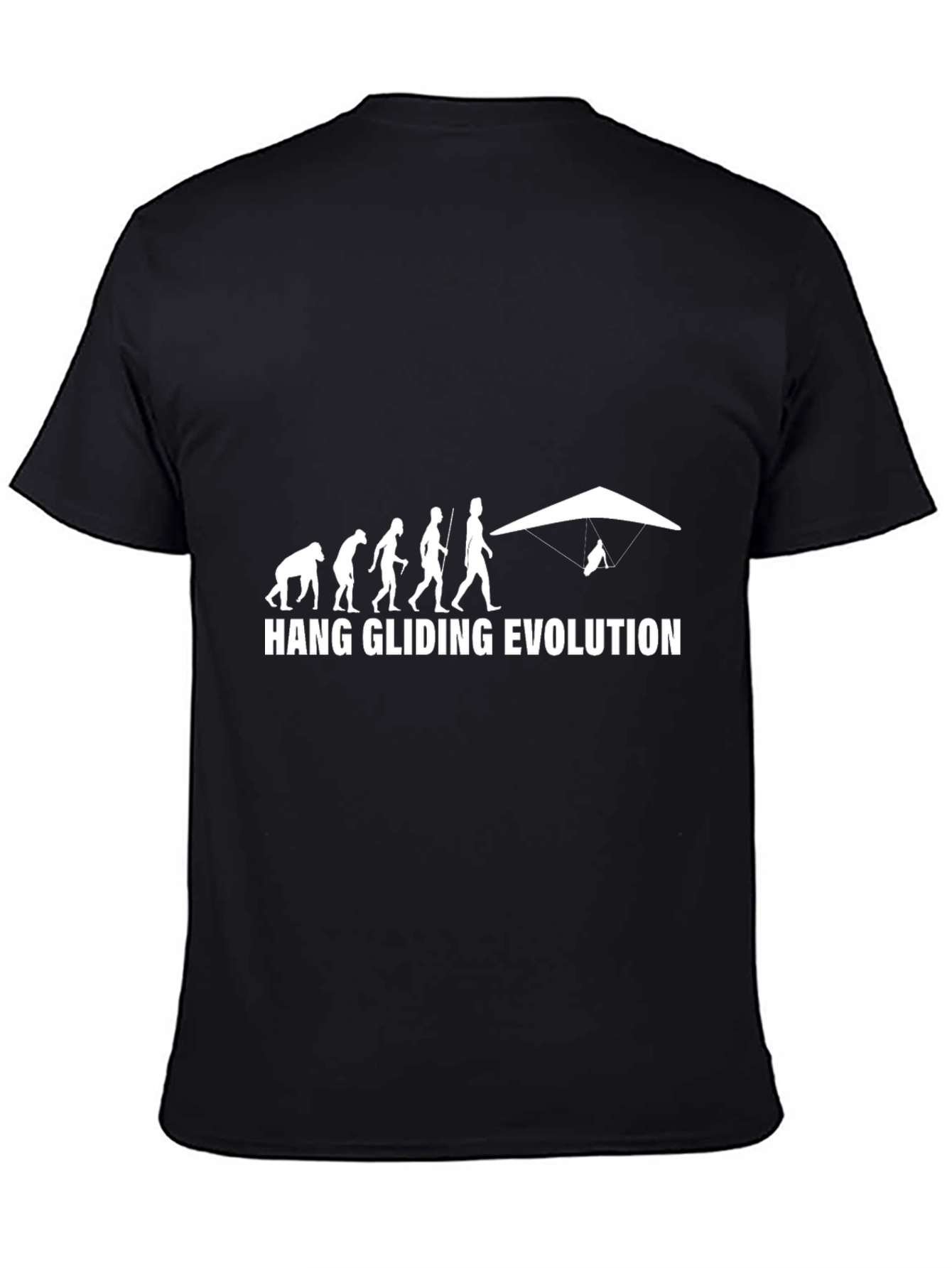 Hang Gliding Evolution Graphic T-Shirt