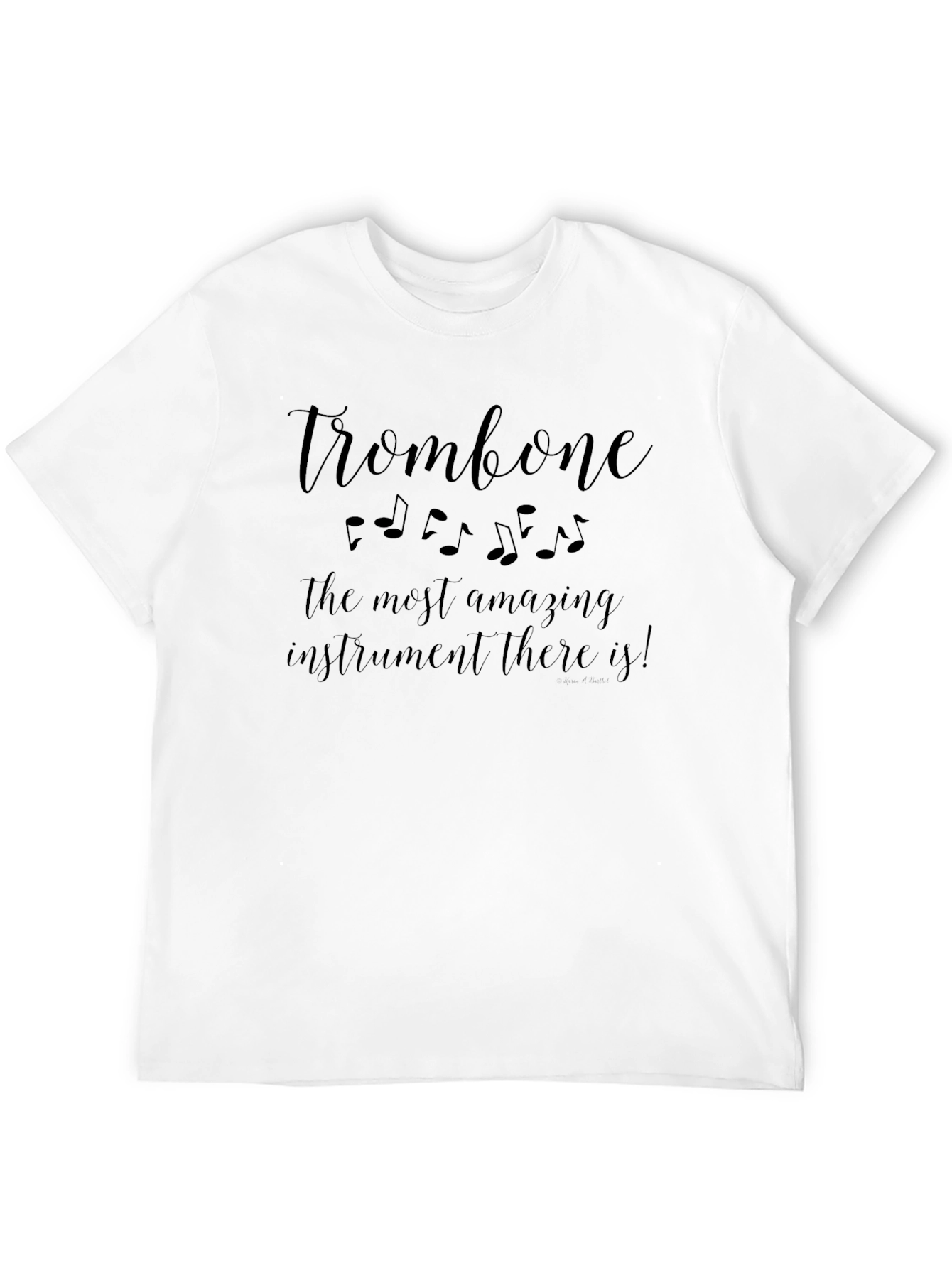 Trombone Music T-Shirt - Amazing Instrument Tee