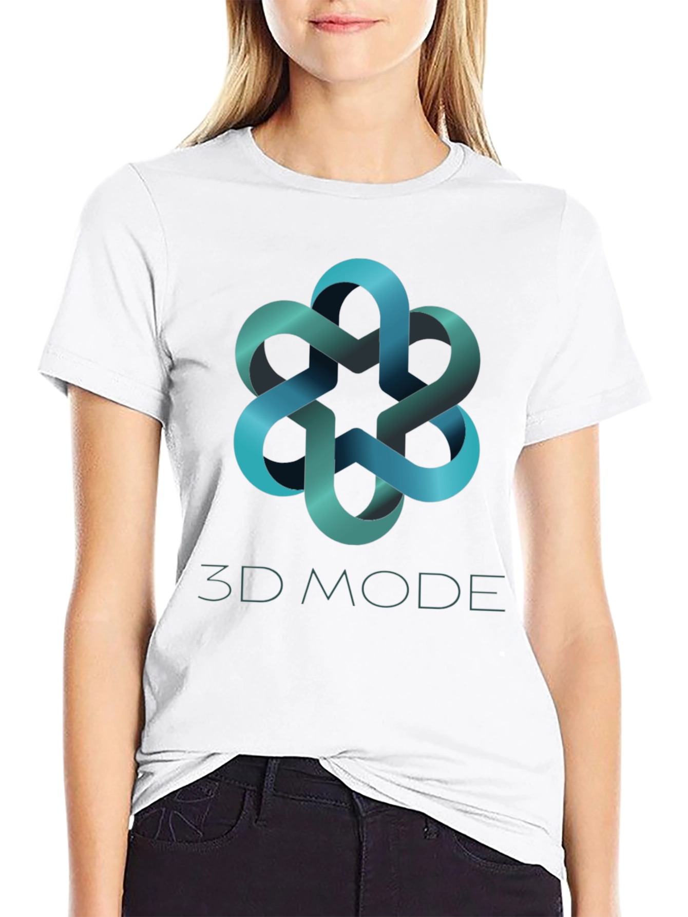 3D Mode Stylish Graphic Tee
