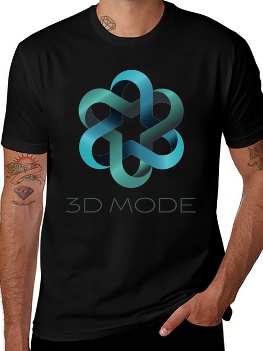 3D Mode Stylish Graphic Tee