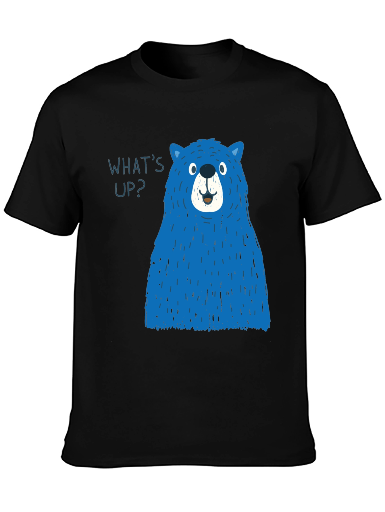 Blue Bear Graphic T-Shirt - Mens Casual Tee