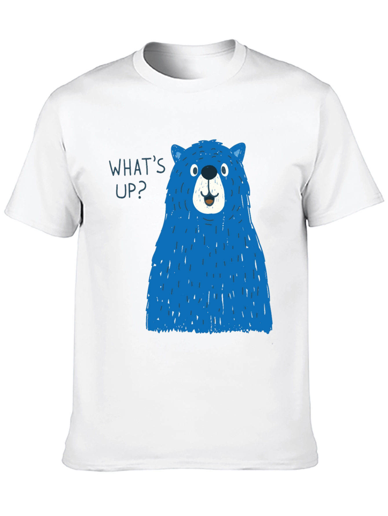 Blue Bear Graphic T-Shirt - Mens Casual Tee