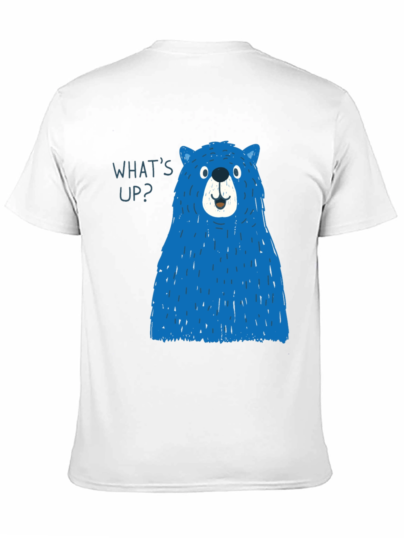 Blue Bear Graphic T-Shirt - Mens Casual Tee