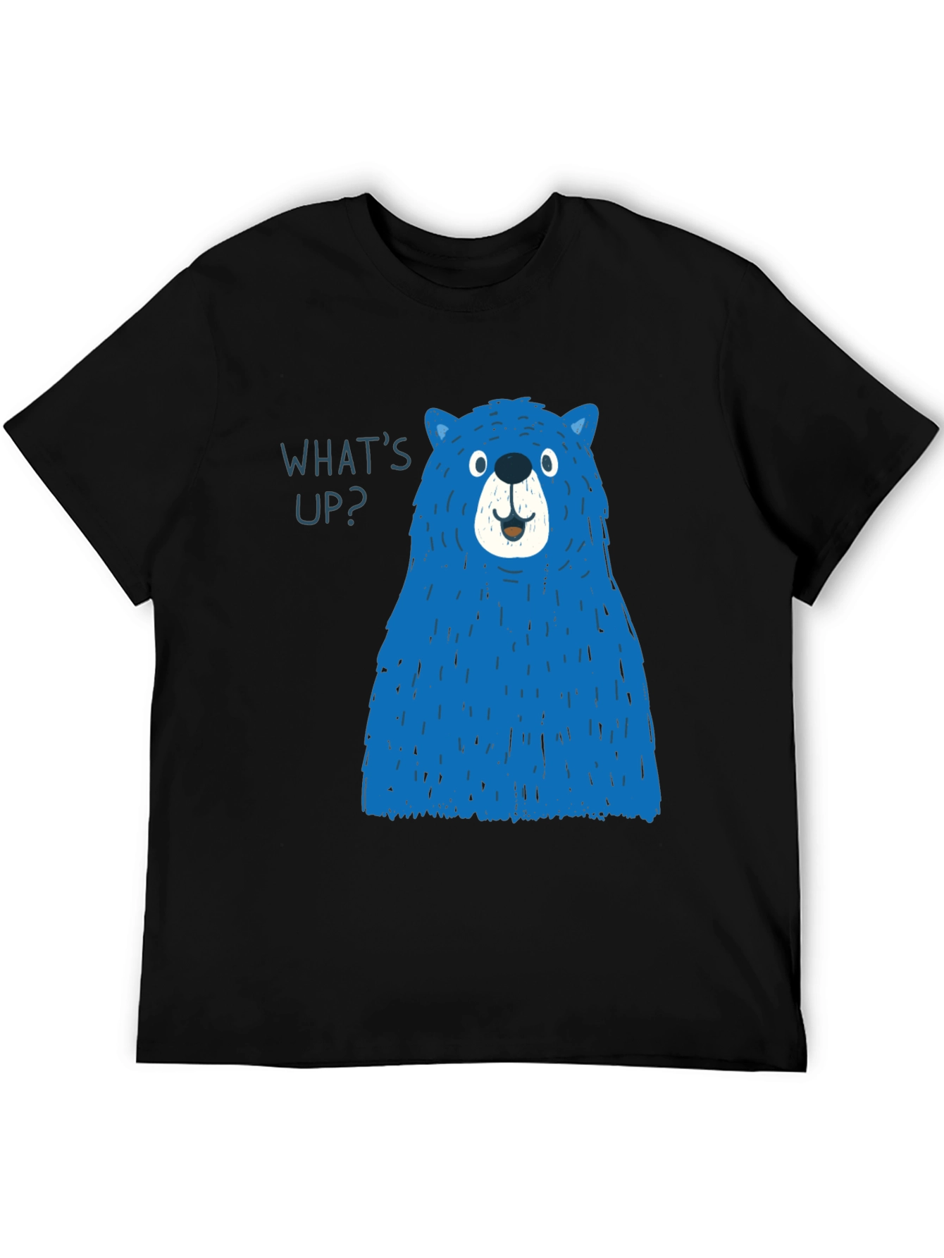 Blue Bear Graphic T-Shirt - Mens Casual Tee