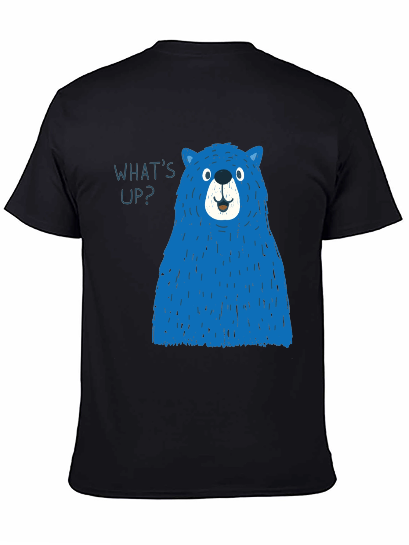 Blue Bear Graphic T-Shirt - Mens Casual Tee