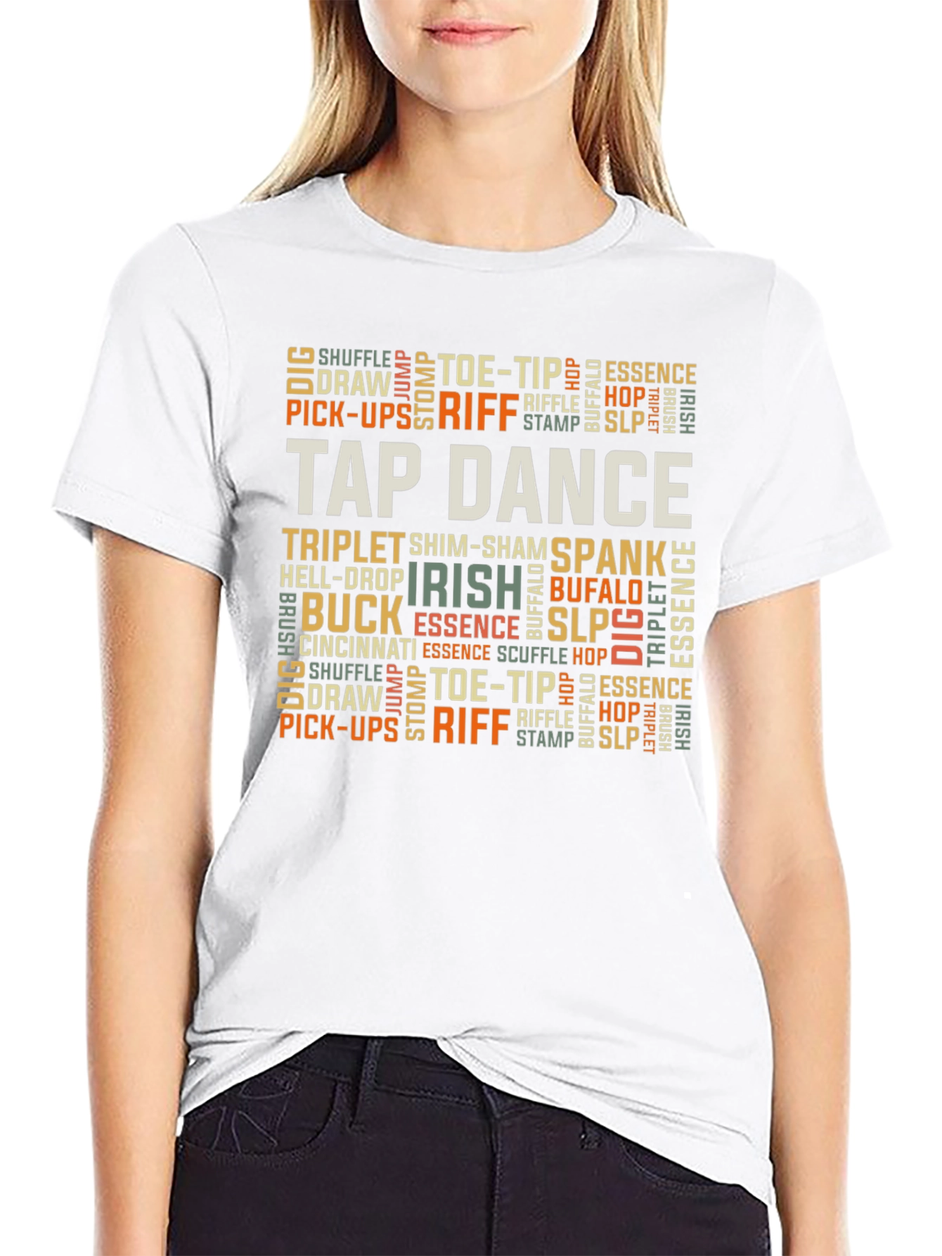 Tap Dance Word Art T-Shirt