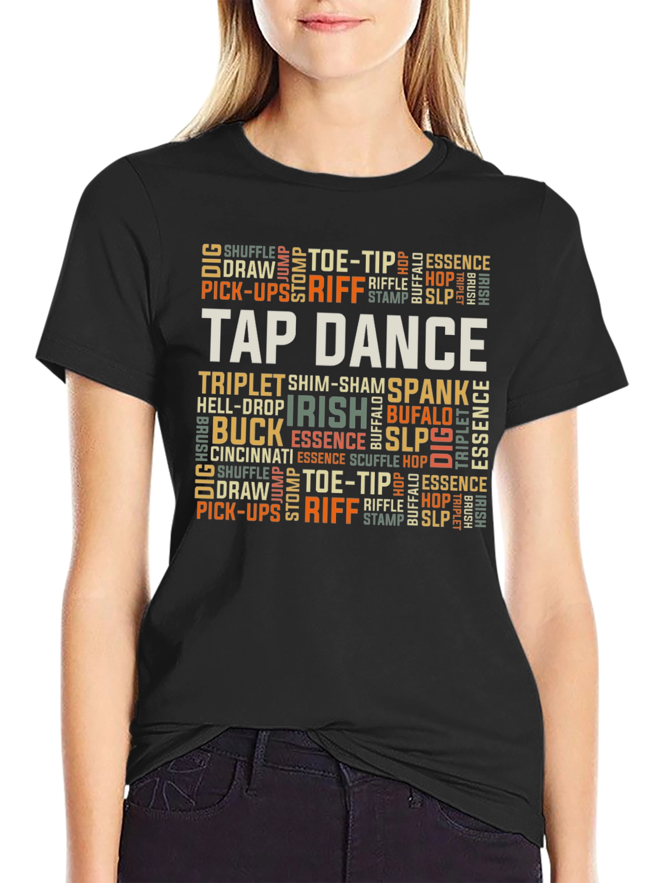 Tap Dance Word Art T-Shirt