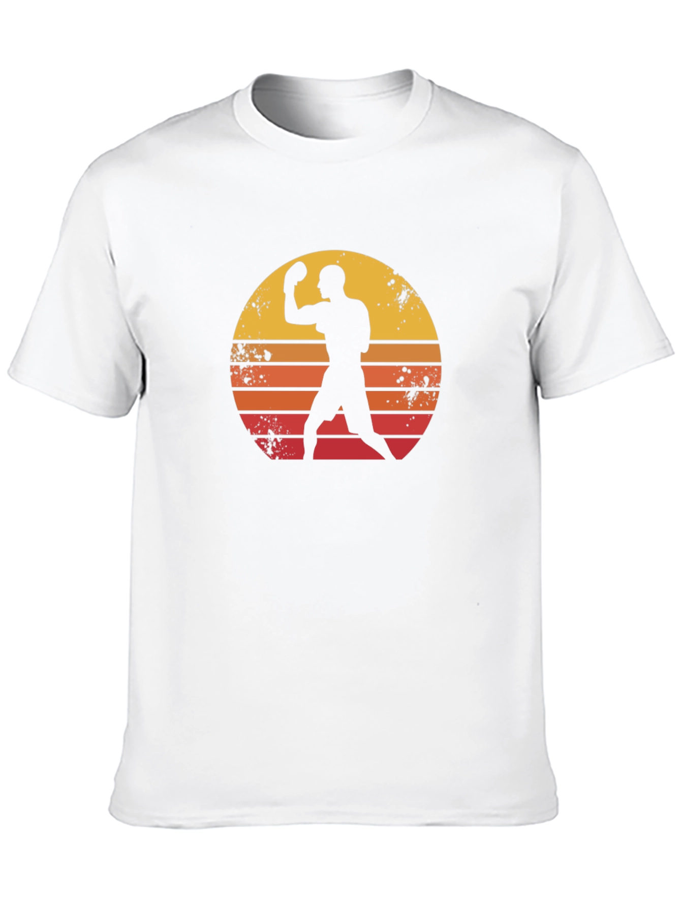 Retro Boxer Graphic Tee - Black