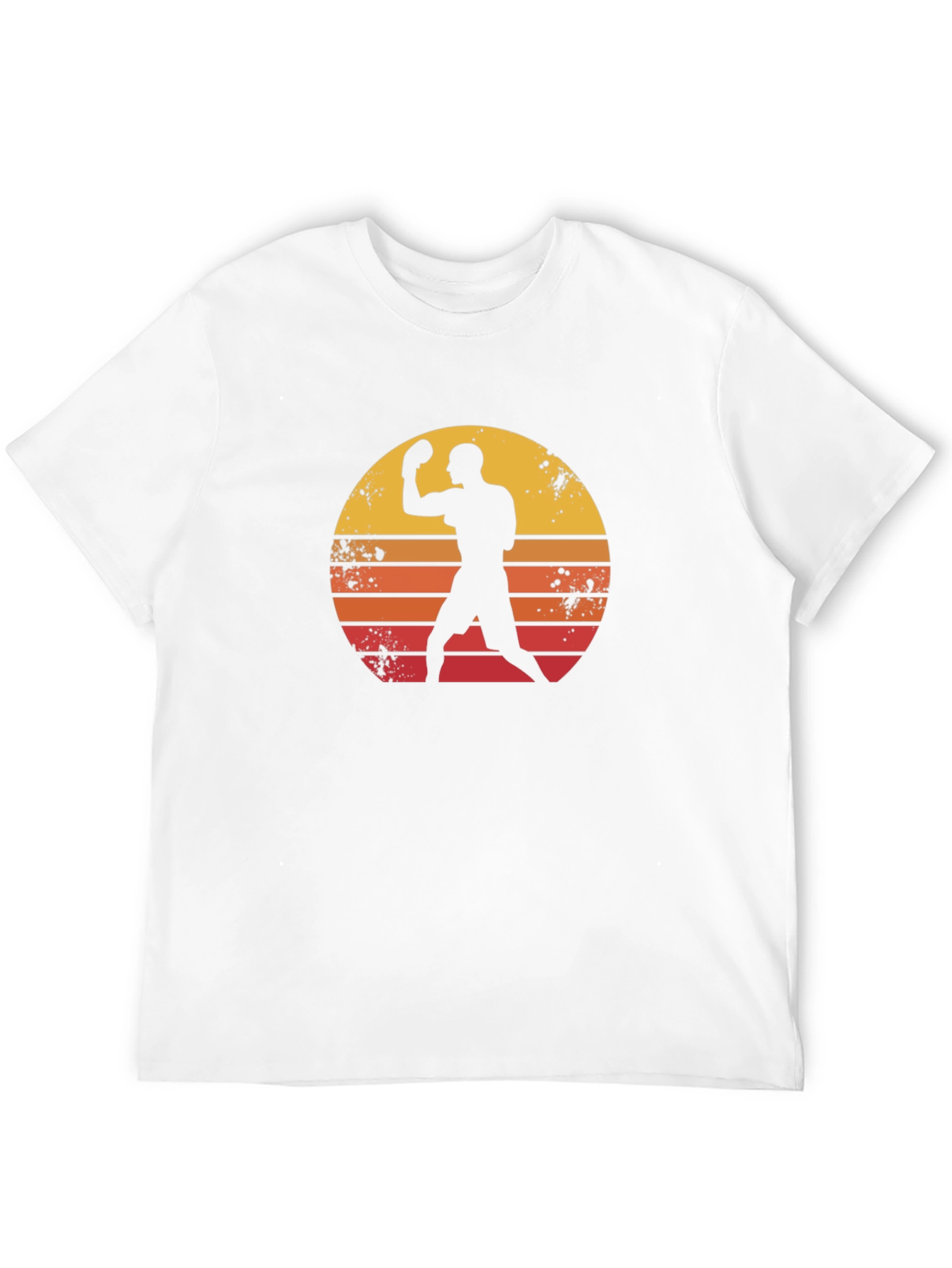 Retro Boxer Graphic Tee - Black