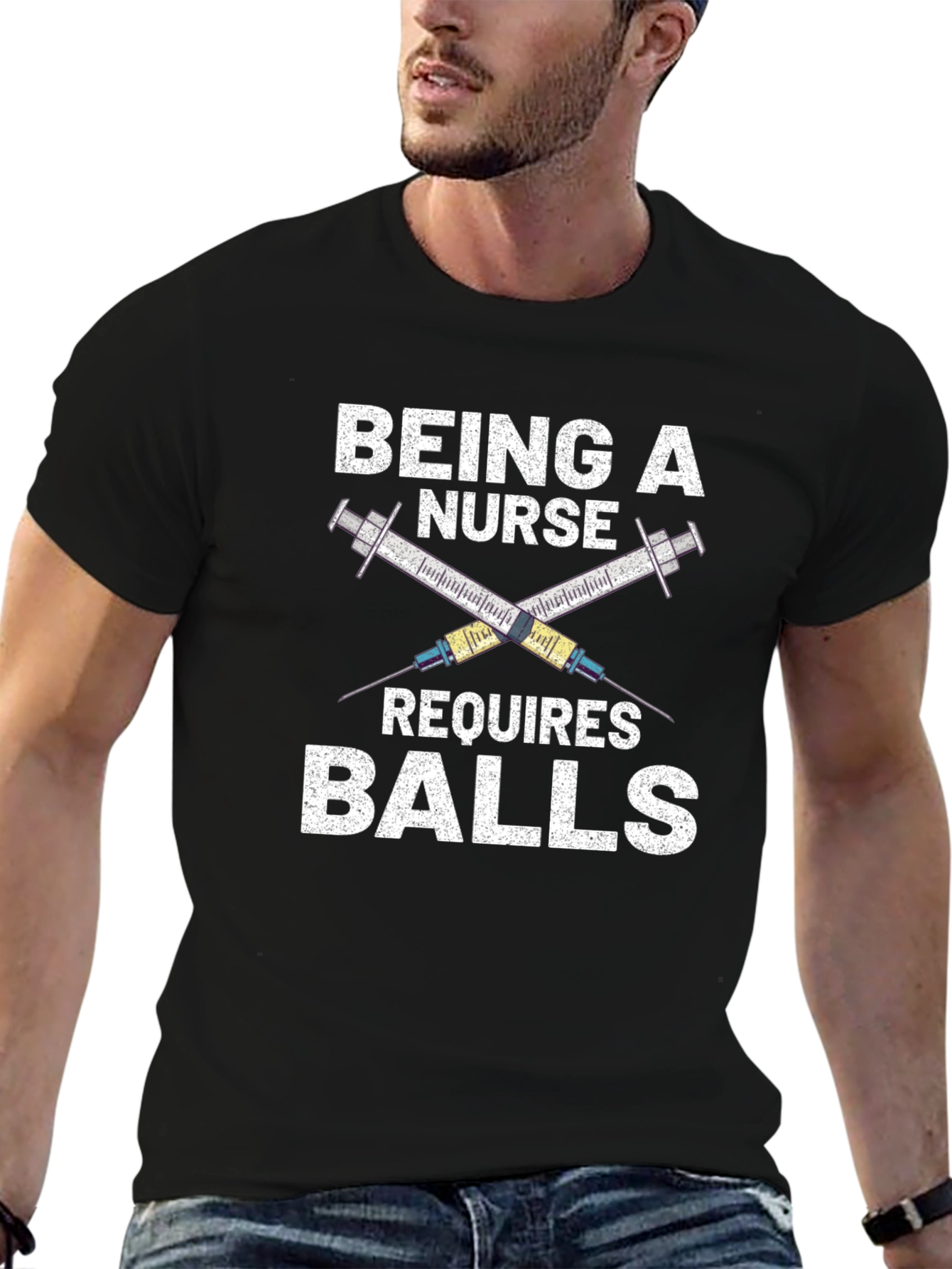 Being a Nurse Requires Balls T-Shirt