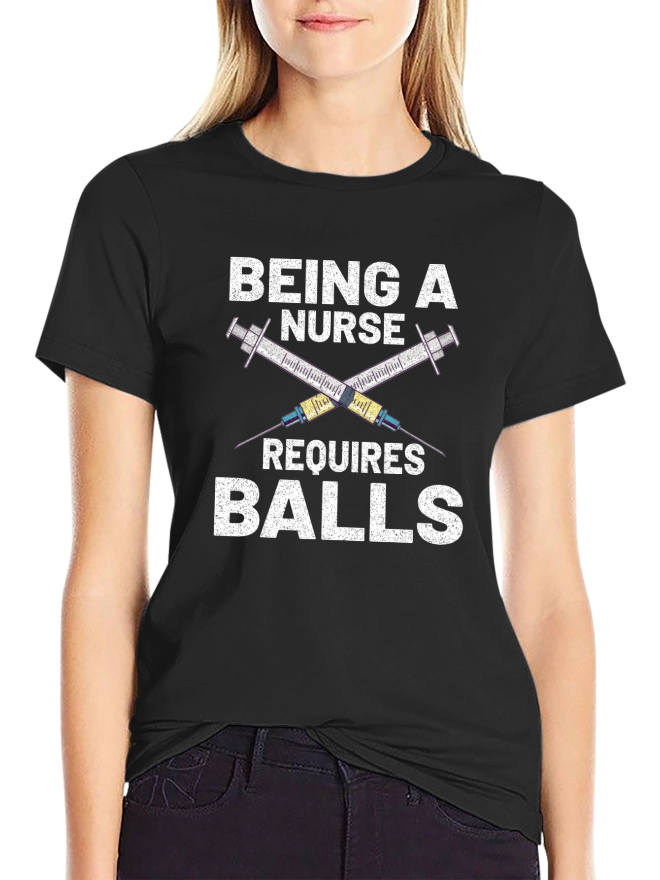 Being a Nurse Requires Balls T-Shirt