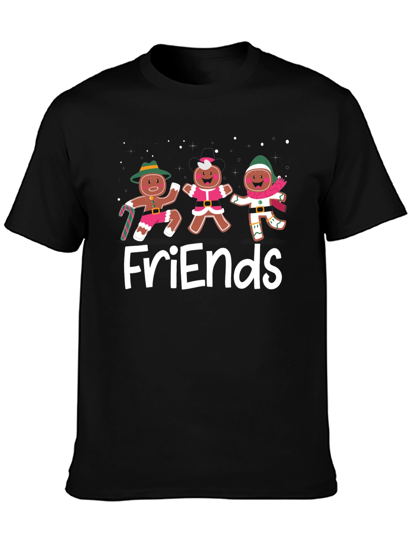 Friends Gingerbread Holiday T-Shirt