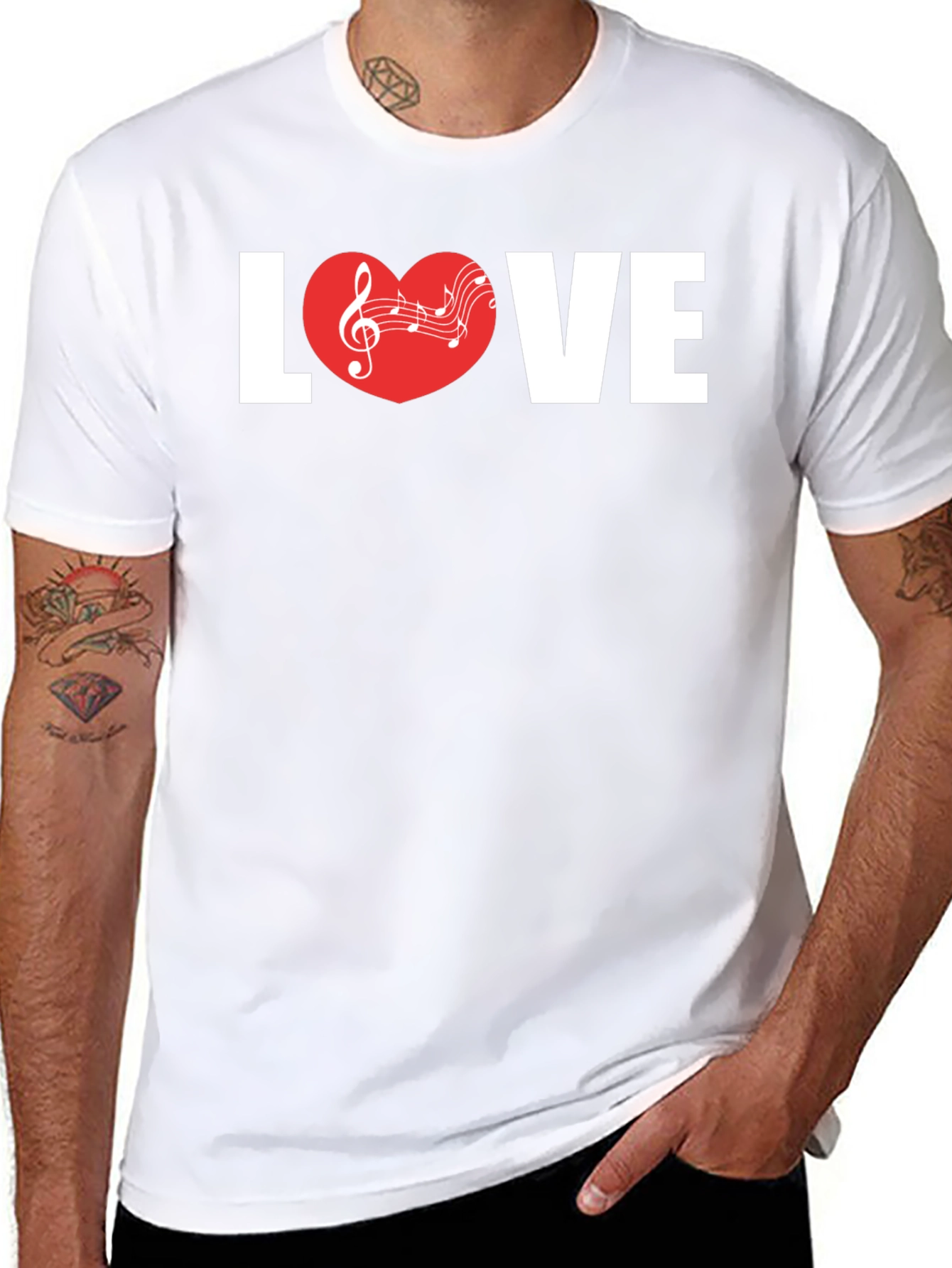 Love Music Graphic Tee - Stylish Unisex T-Shirt
