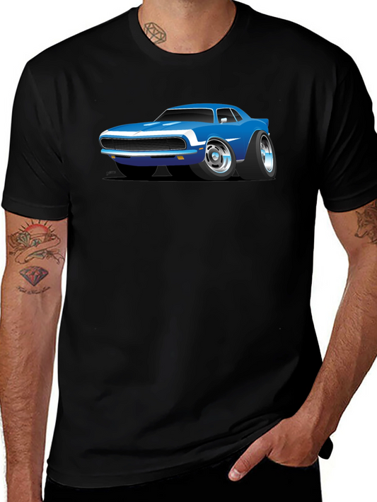 Cartoon Car Graphic T-Shirt