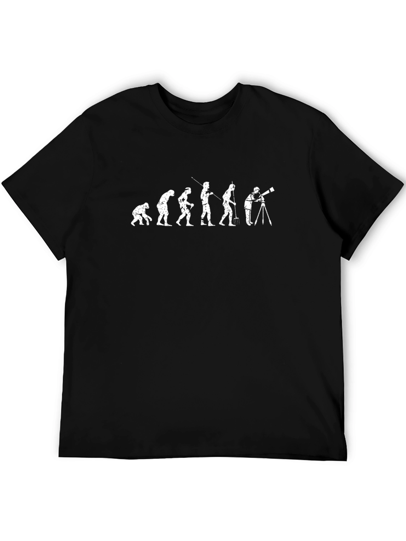 Astronomy Evolution Black T-Shirt