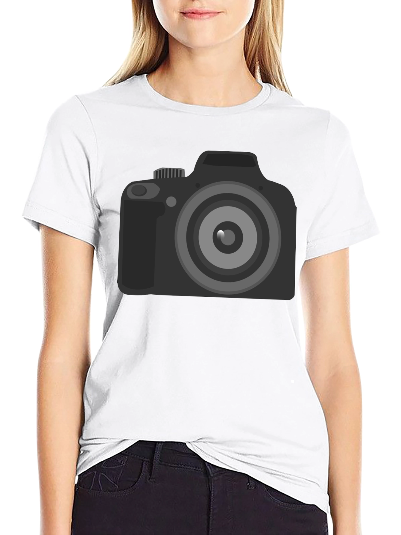 Camera Graphic Black T-Shirt