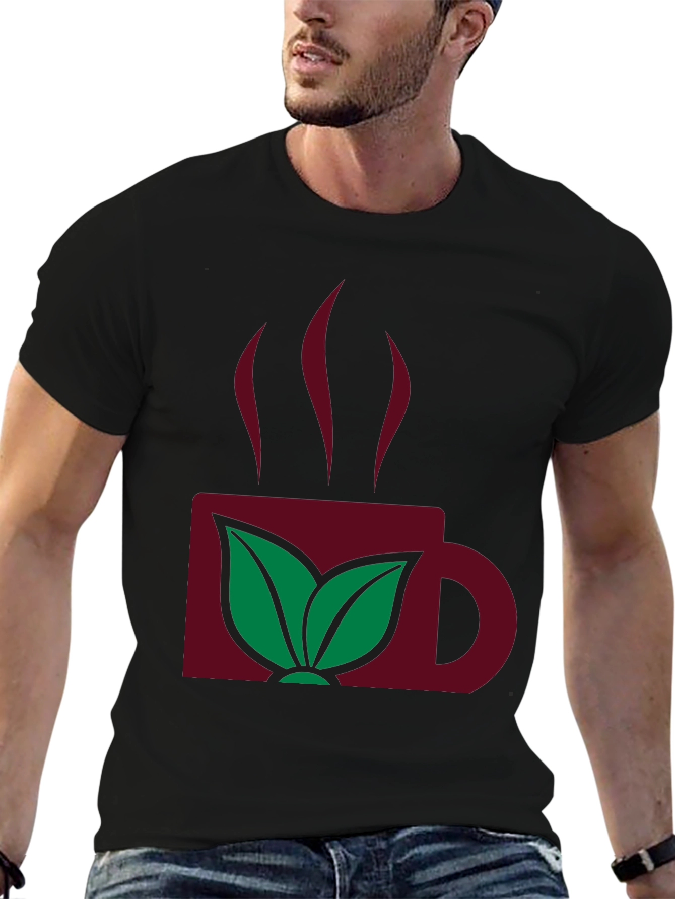 Stylish Black Tea Lover T-Shirt