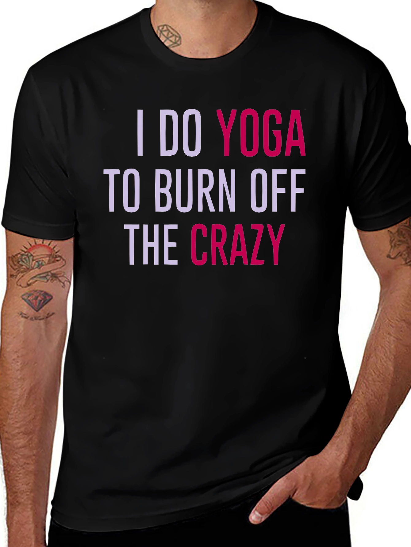 Yoga Crazy T-Shirt - Burn Off The Crazy