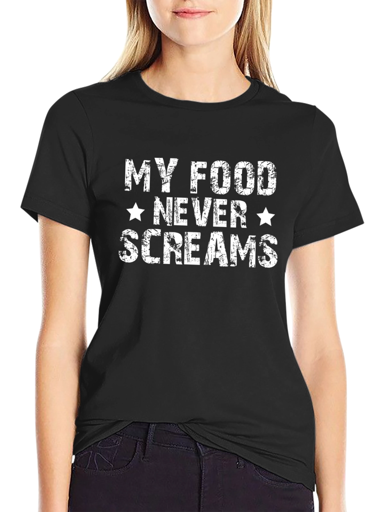 My Food Never Screams Graphic T-Shirt