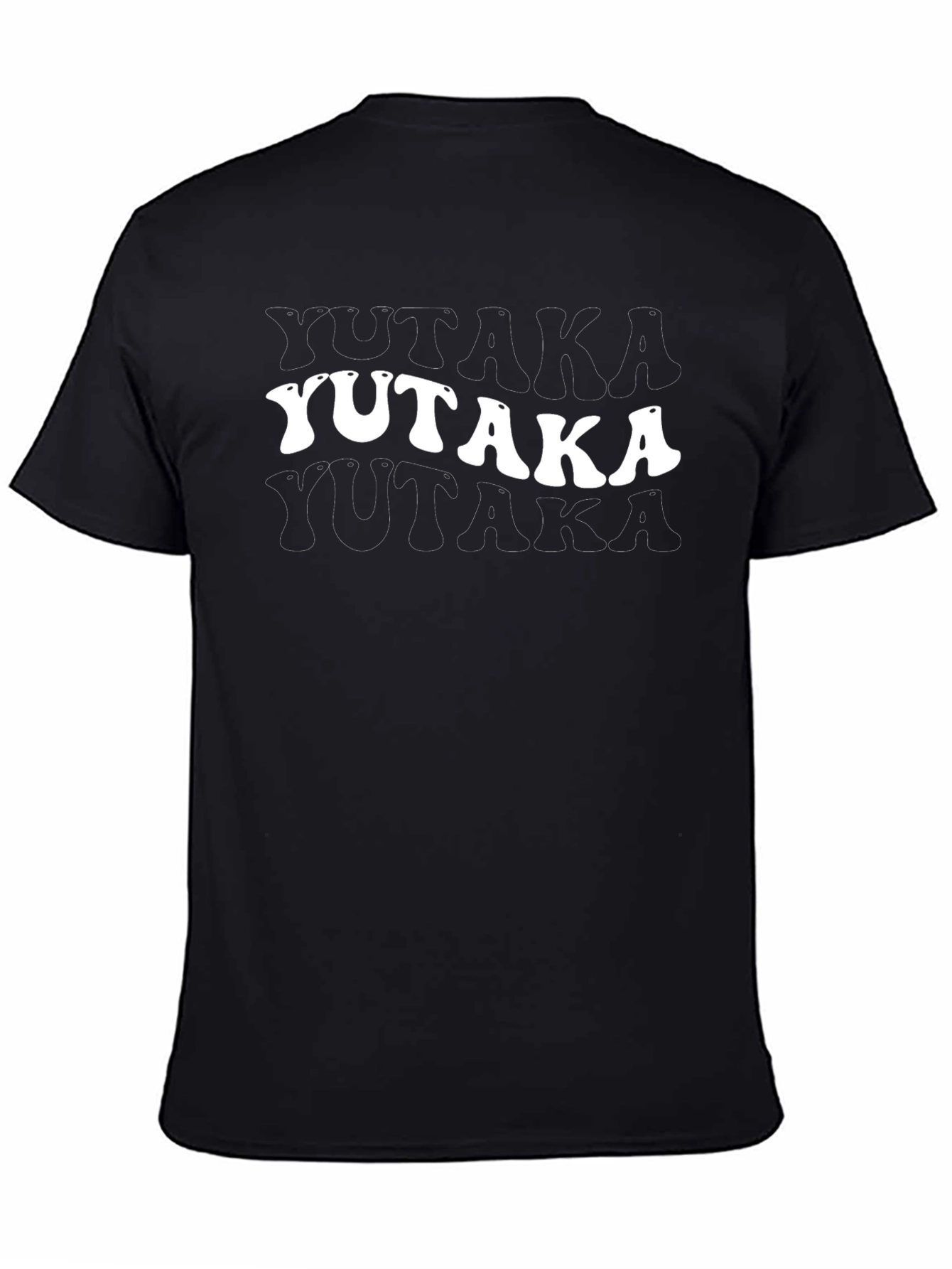 YUTAKA Retro Graphic Tee - Stylish Casual Wear