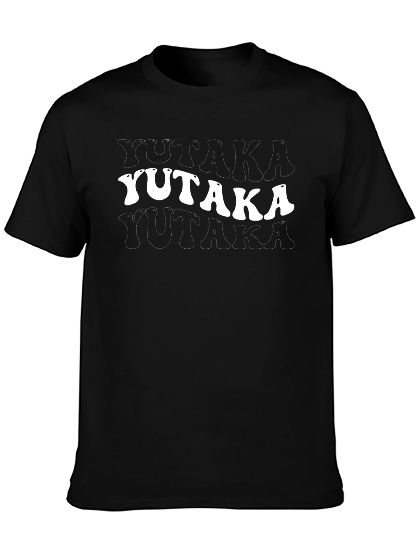 YUTAKA Retro Graphic Tee - Stylish Casual Wear