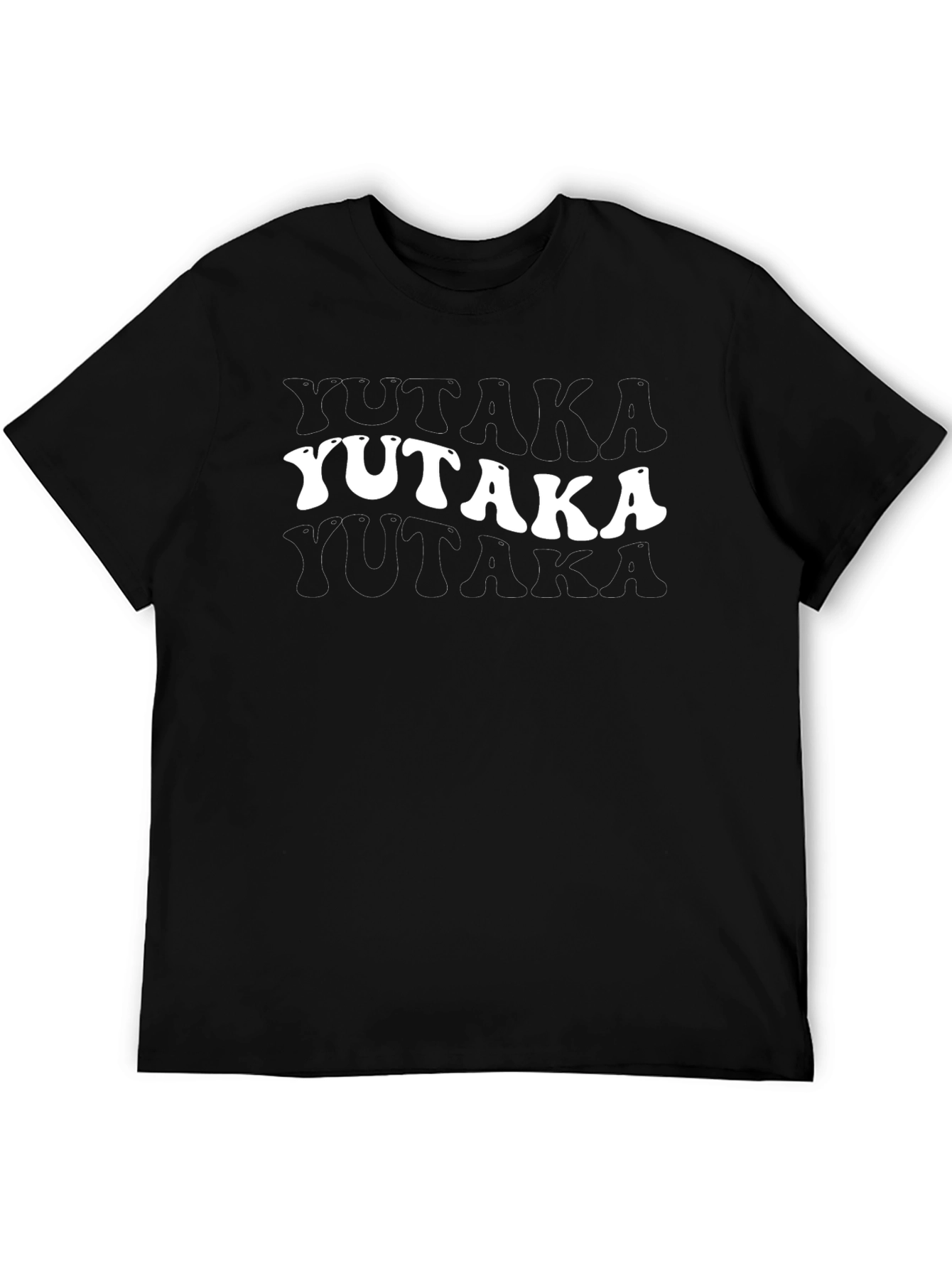 YUTAKA Retro Graphic Tee - Stylish Casual Wear
