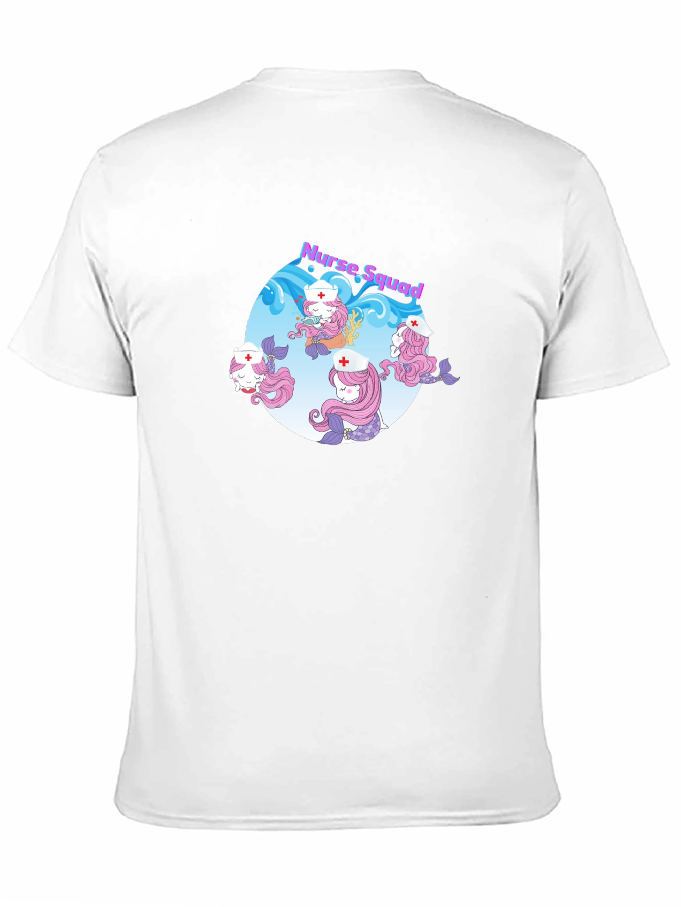 Nurse Squad Mermaid Graphic T-Shirt