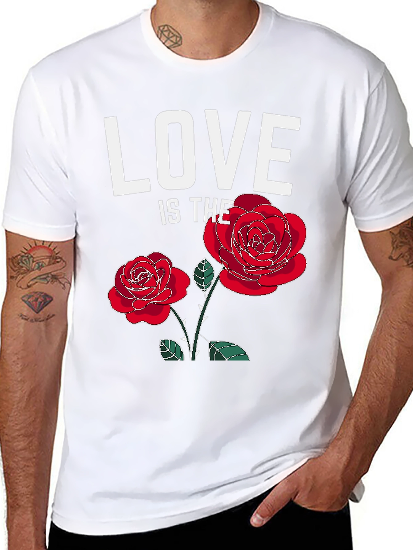 Love Roses Graphic Tee