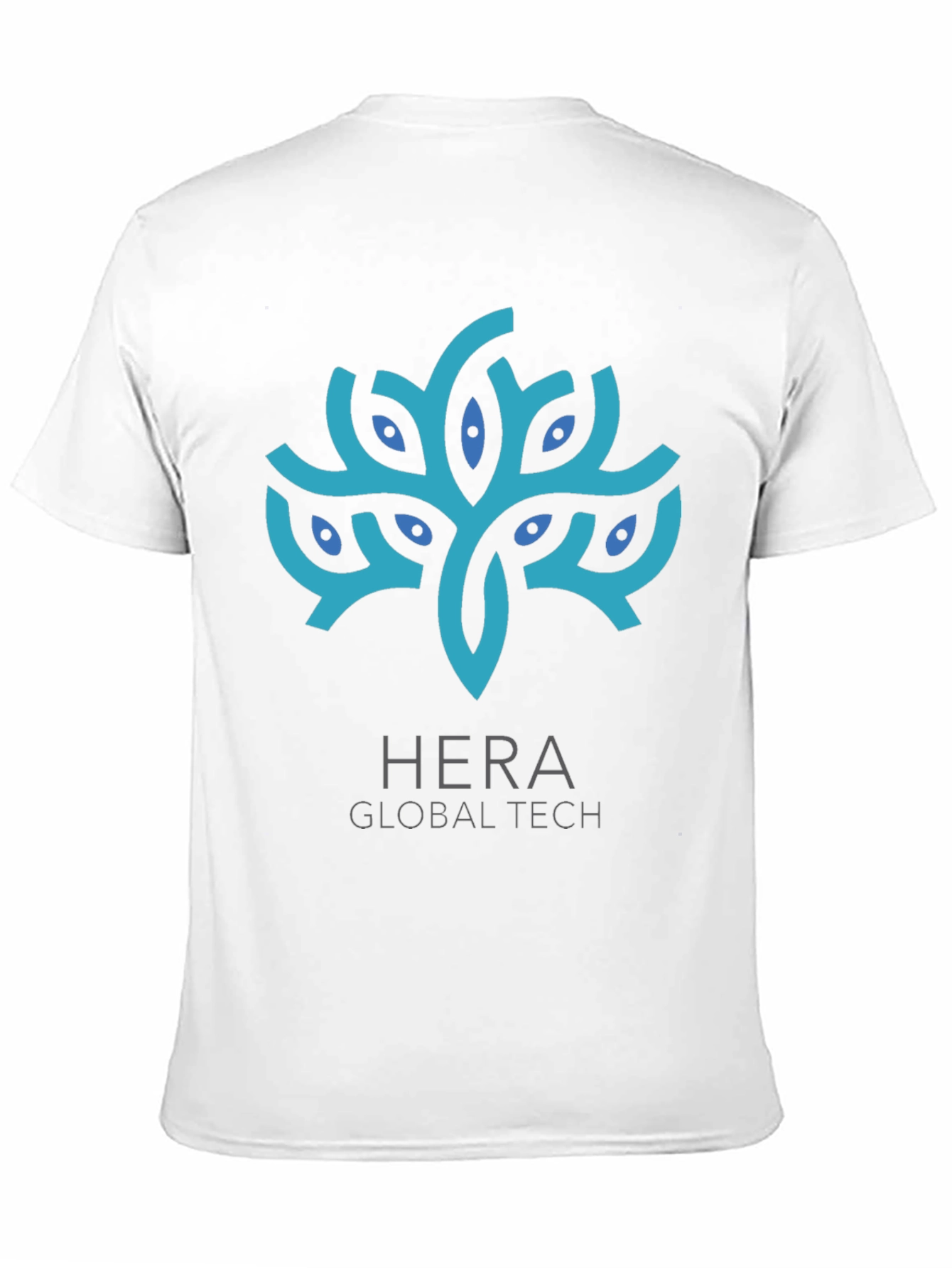 Hera Global Tech Black T-Shirt - Stylish Graphic Tee