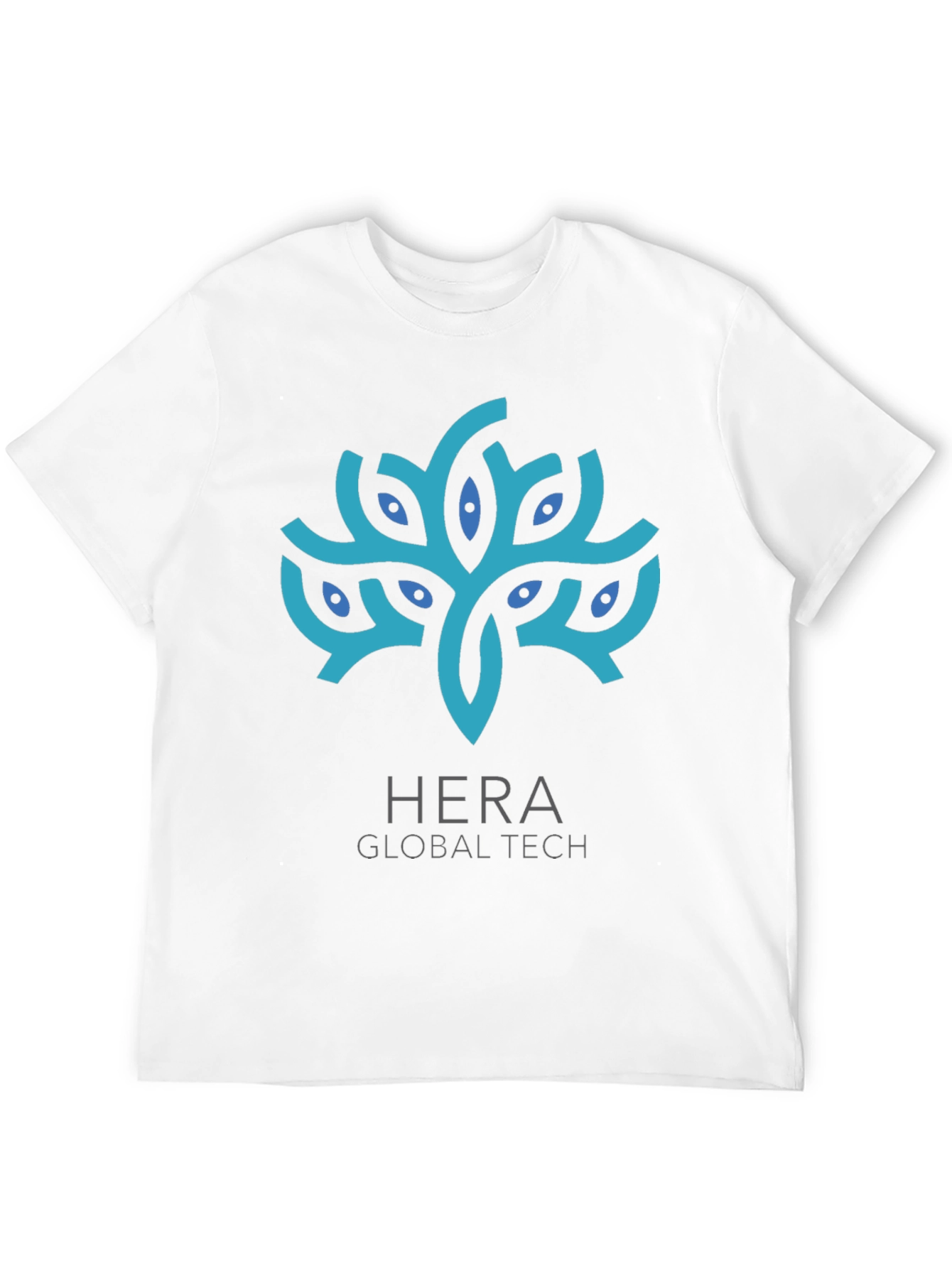Hera Global Tech Black T-Shirt - Stylish Graphic Tee