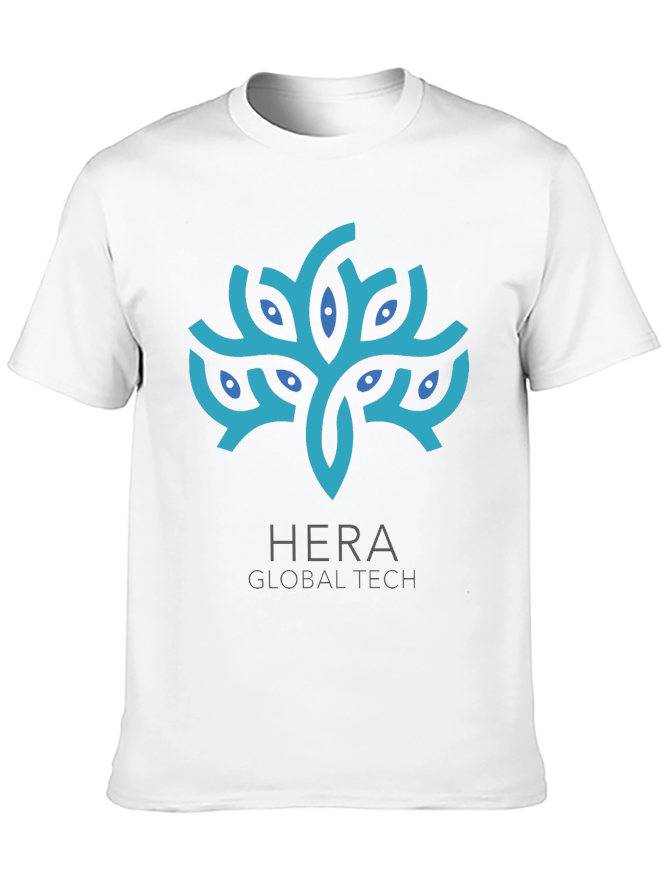 Hera Global Tech Black T-Shirt - Stylish Graphic Tee