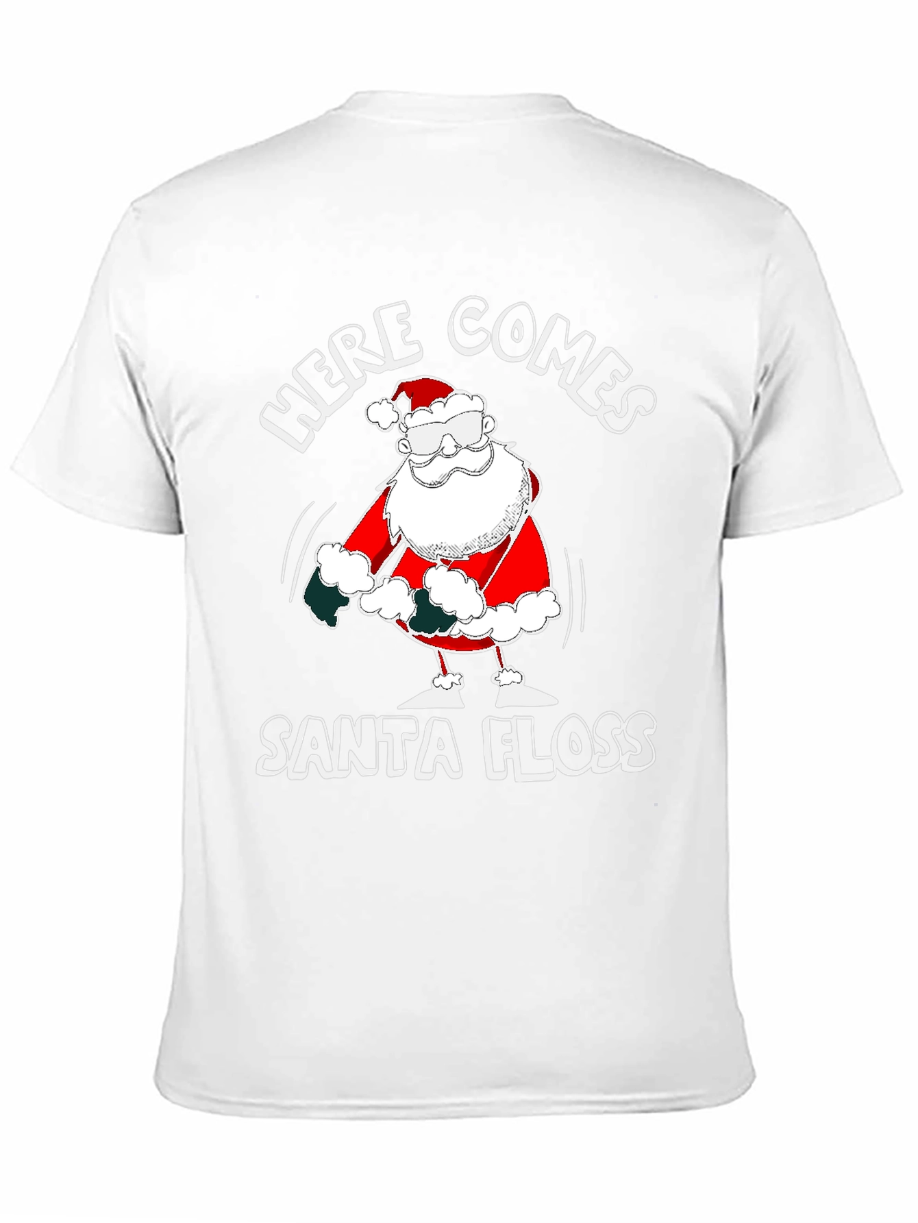Here Comes Santa Floss Funny Christmas T-Shirt