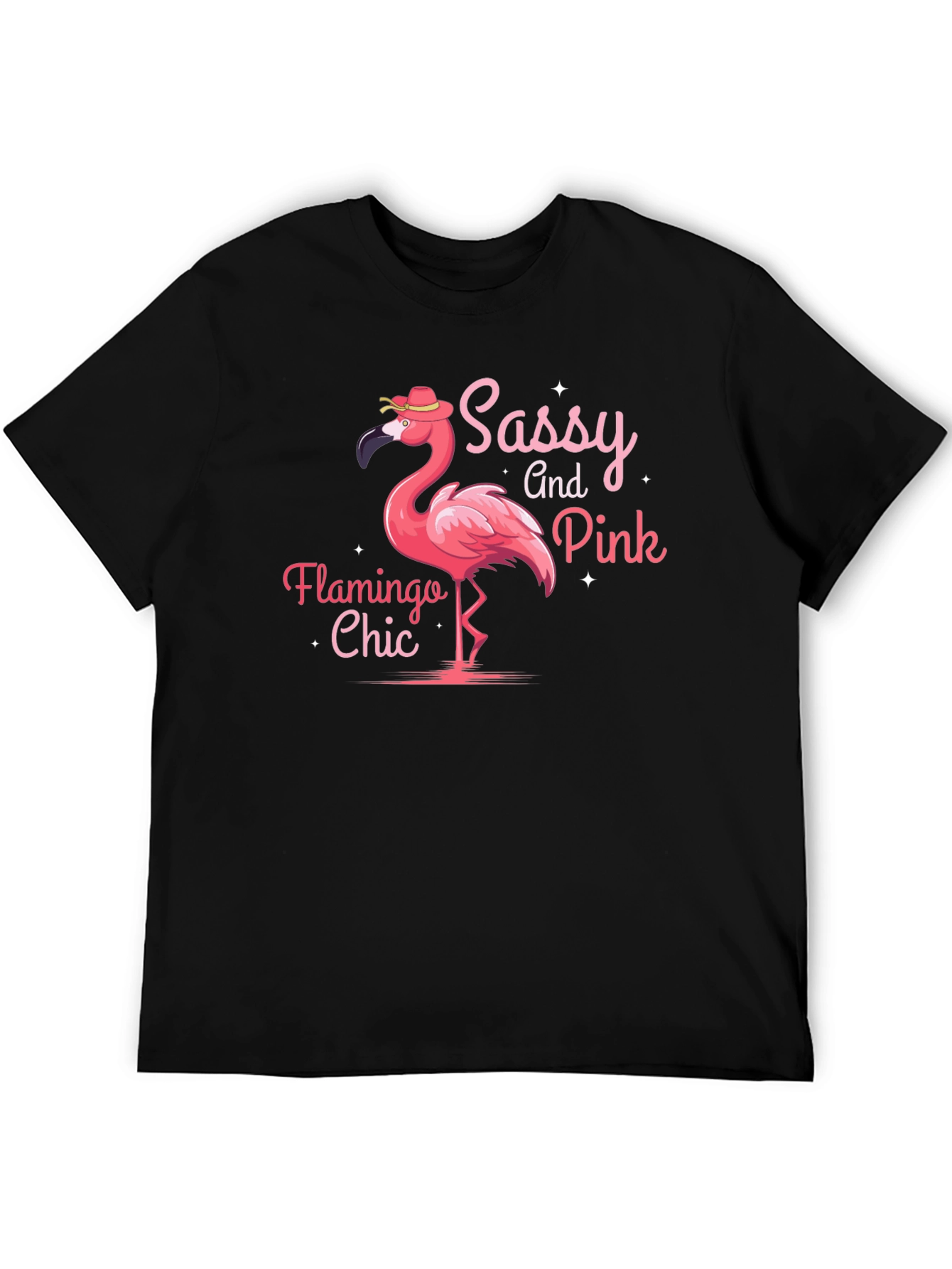 Sassy and Pink Flamingo Chic T-Shirt