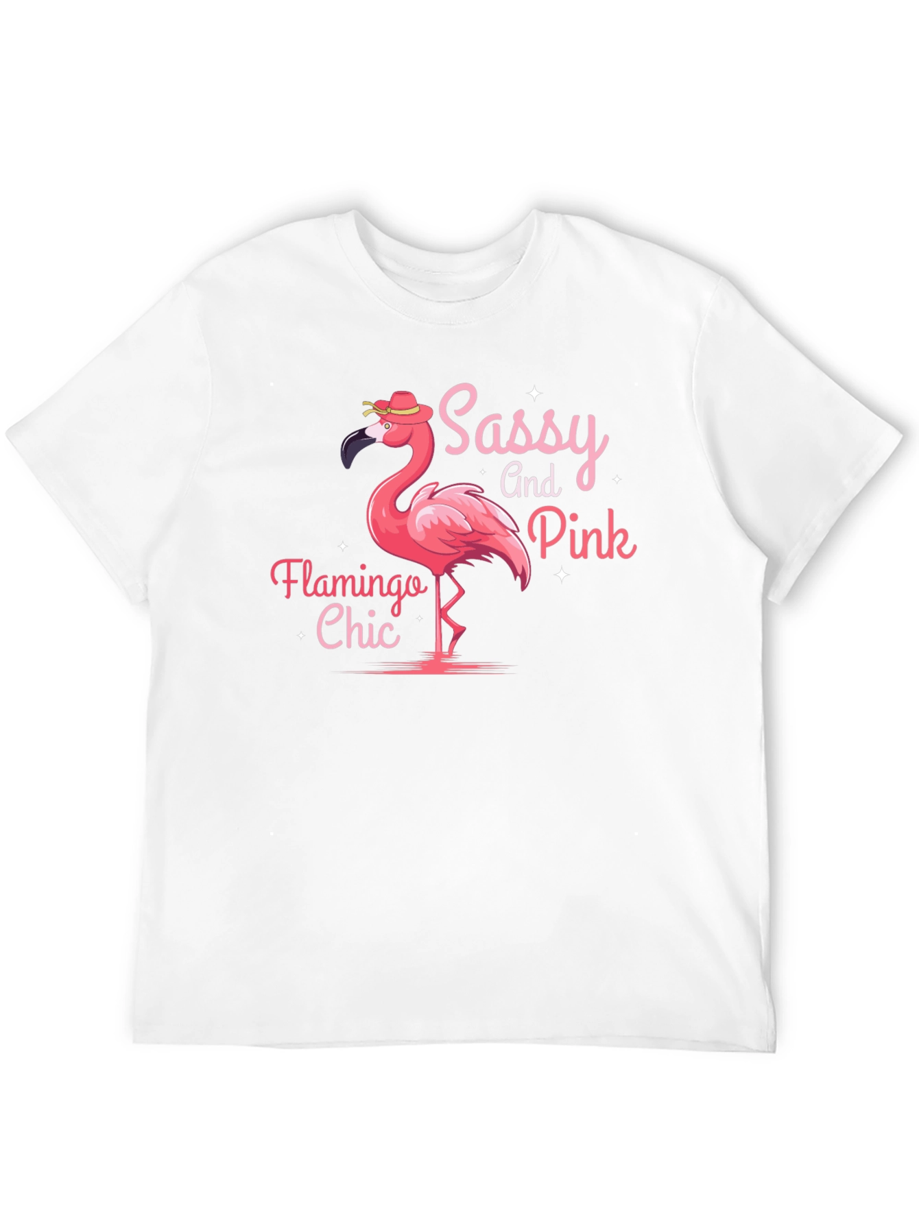 Sassy and Pink Flamingo Chic T-Shirt
