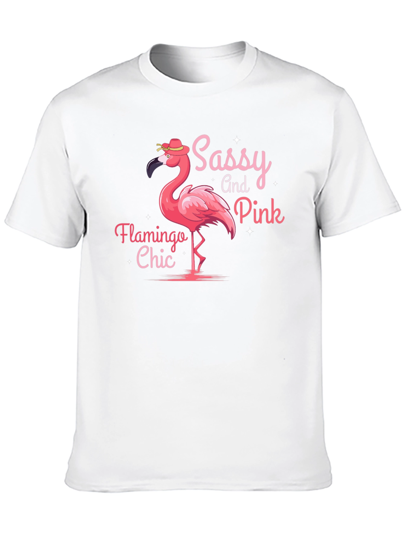 Sassy and Pink Flamingo Chic T-Shirt