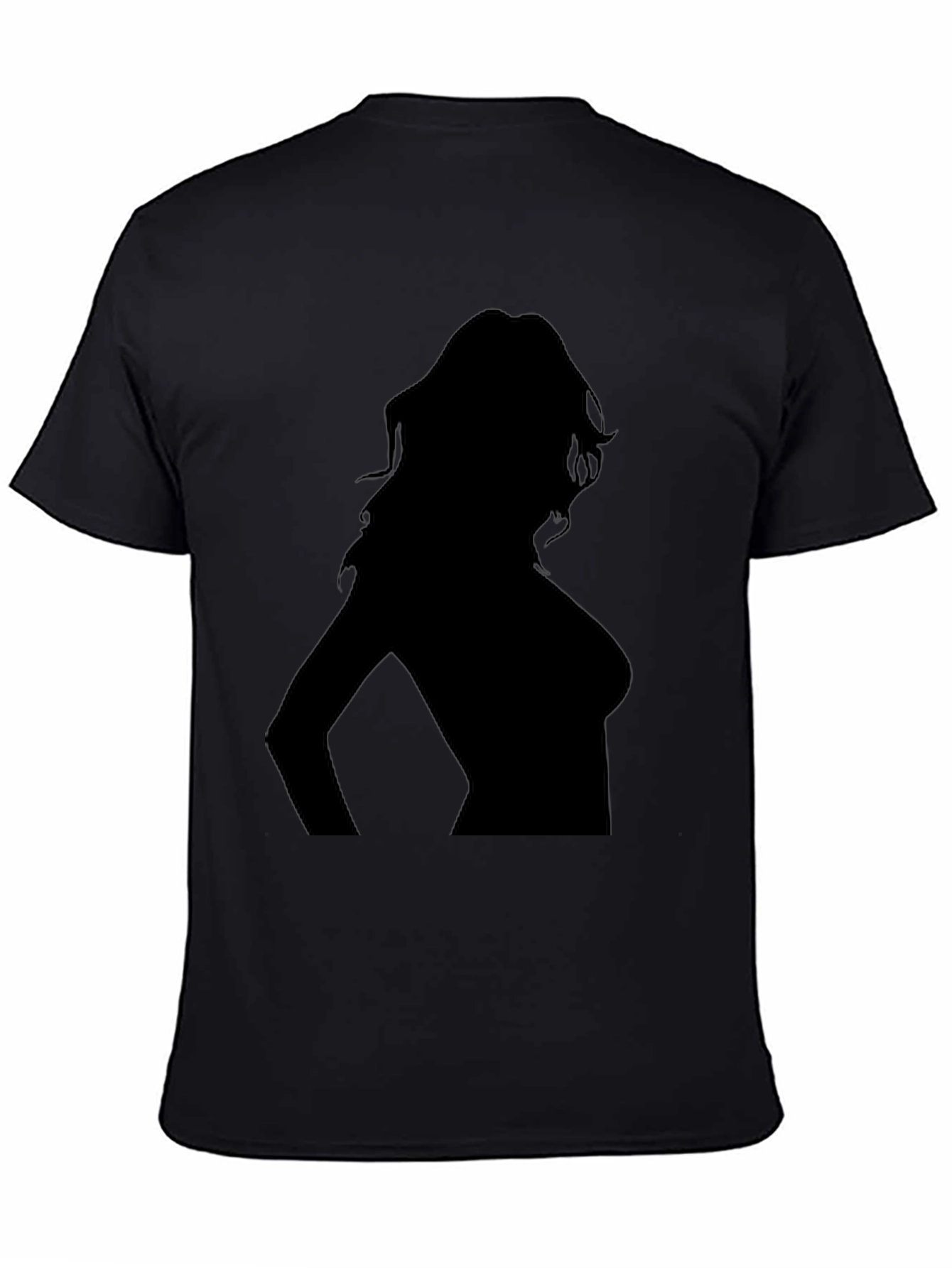 Silhouette Tee - Sleek Black T-Shirt