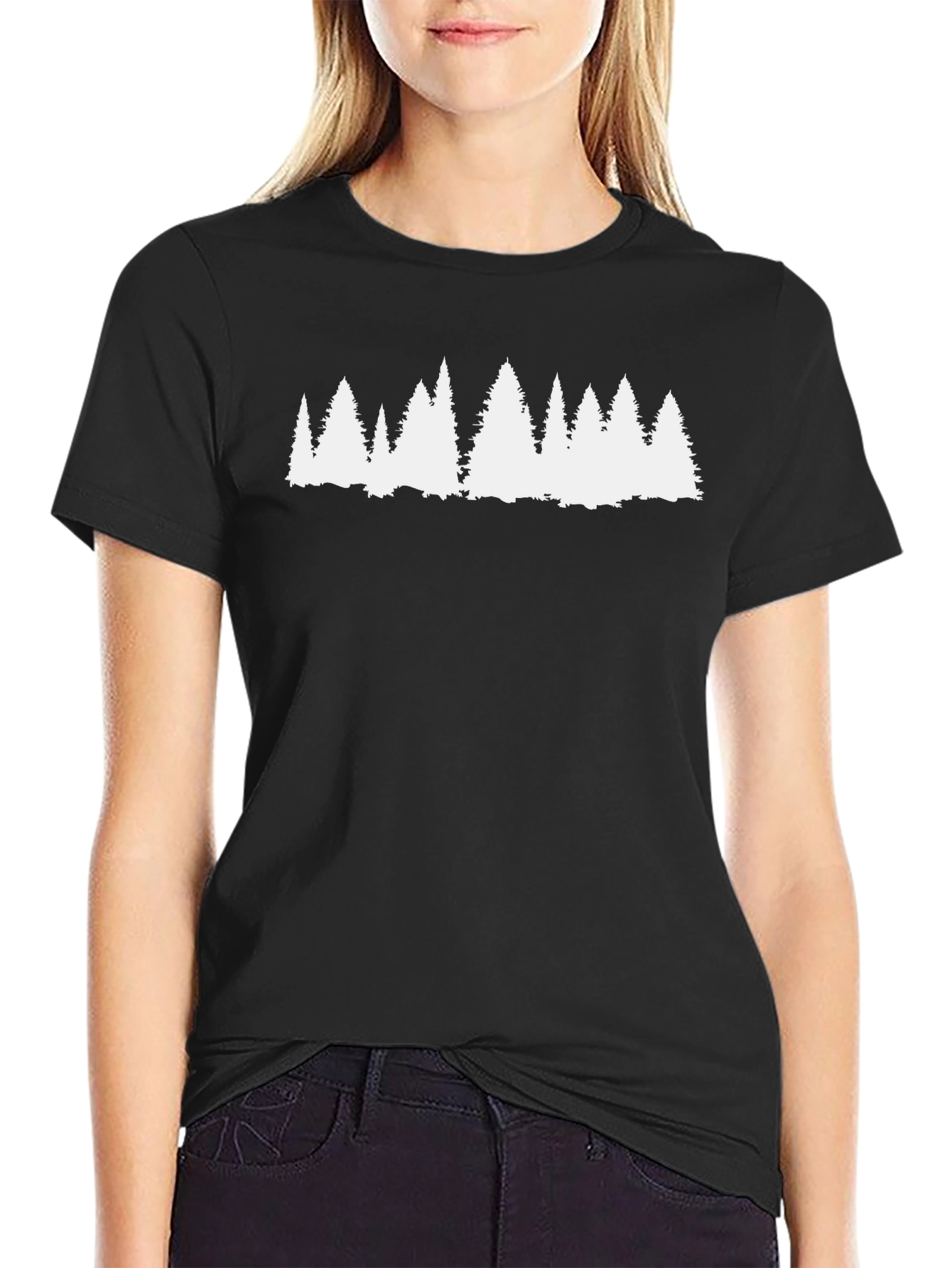 Nature Inspired Black T-Shirt