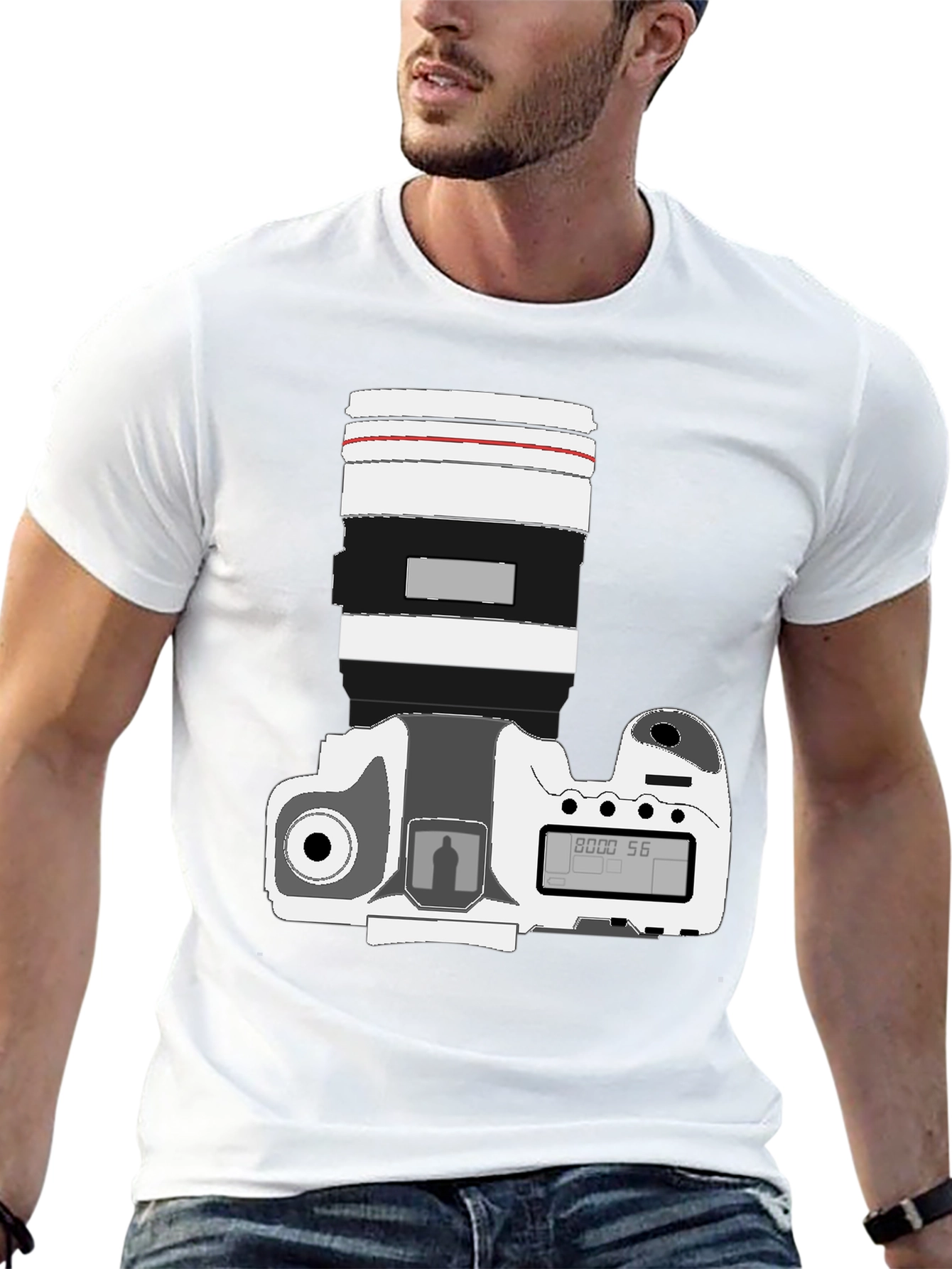 Photographers DSLR Camera Graphic Tee