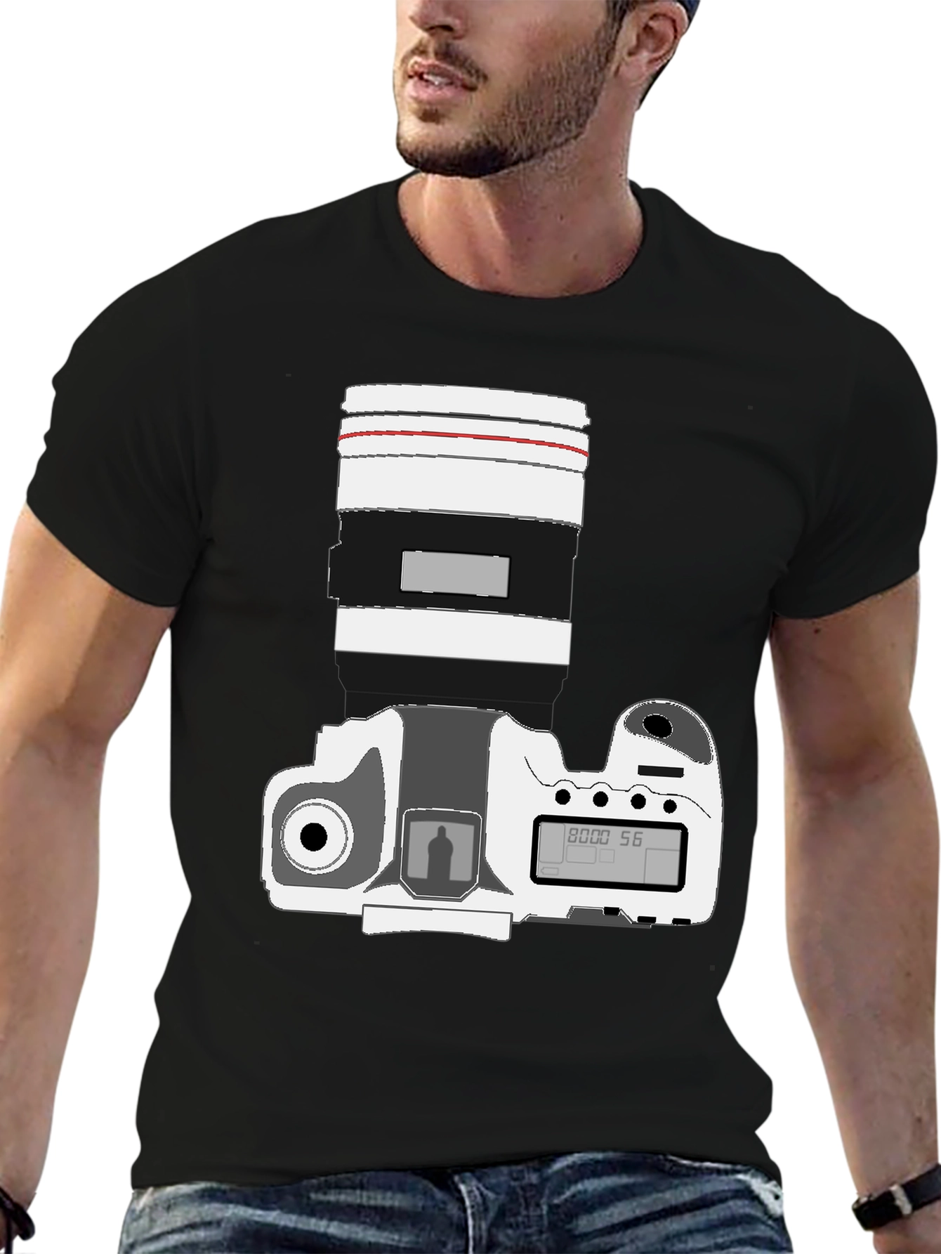 Photographers DSLR Camera Graphic Tee