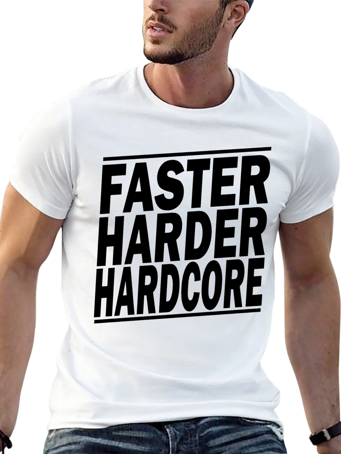 Faster Harder Hardcore Graphic T-Shirt